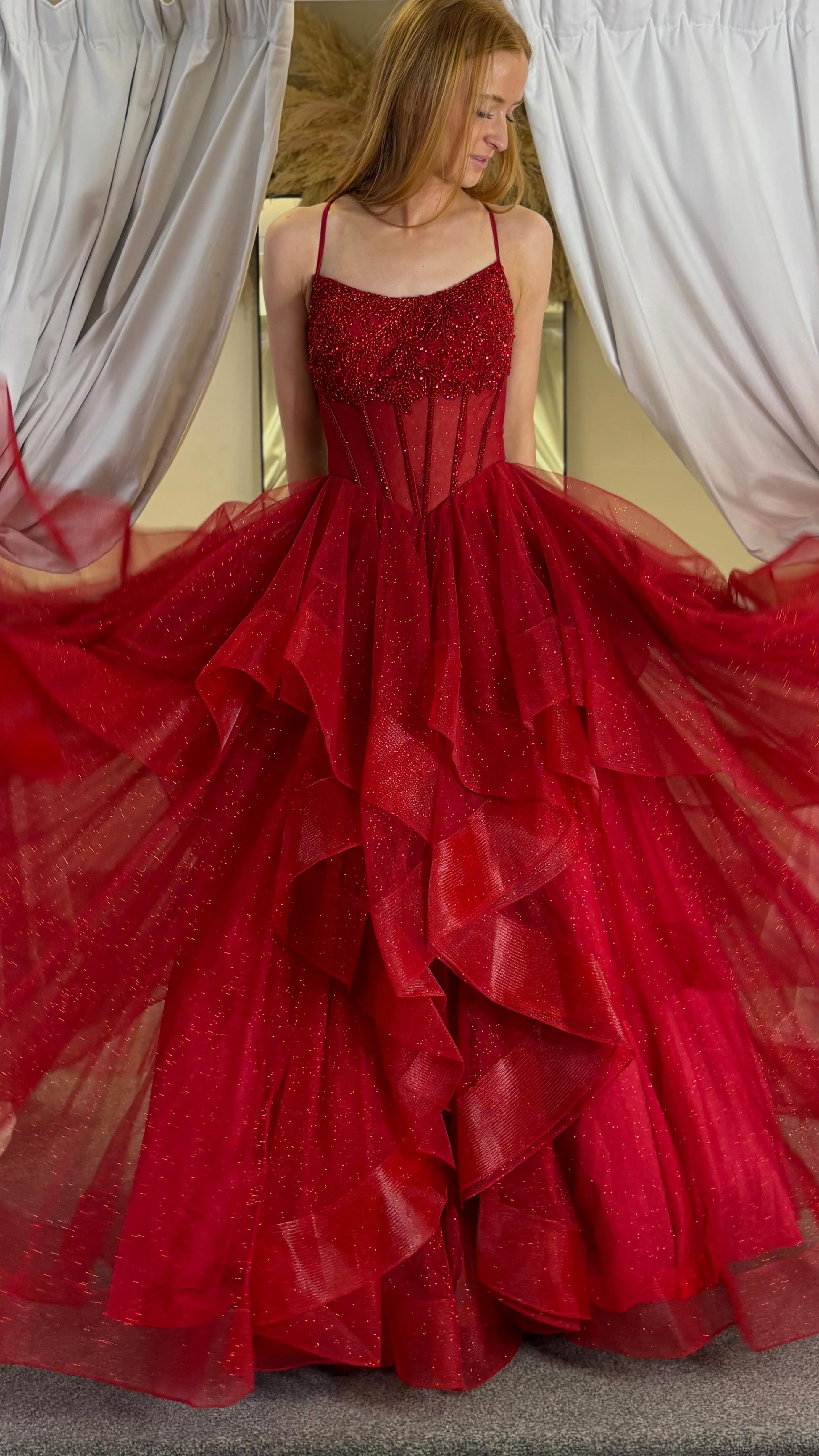 THIS WEEKS PROM BEST SELLERS 💕
1. Wanetta - a gorgeous tulle layered ballgown with a boned detail corset and exposed lace up back detail 🧨
2. 722 - a satin full bling bodice with side sash for extra ✨drama✨
3. Maddison - Think style “Ivy” but with lace detailing instead of beading, wimsical and soft 💐
4. Vicky - The colour and shape of the season, a yellow lace detailed ballgown serving straight 10/10’s all round 🪩
Comment below which one is your favourite 👇