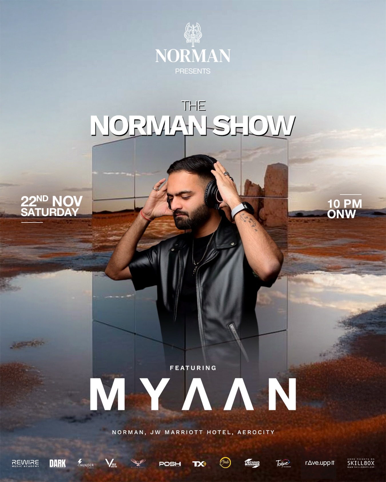 Catch our very own @myaanmusic , a rising Rewire’s Artist, performing his debut gig this Saturday at @normanindia_ , Aerocity, New Delhi.
Guestlist link in bio come support this emerging talent as he takes over the night.
.
.
.
#technomusic