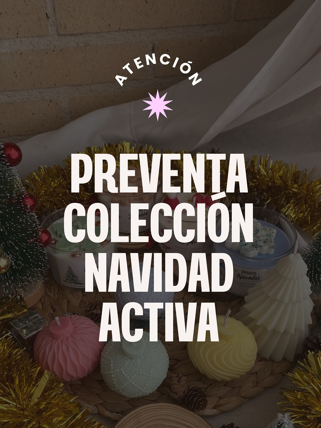 🎄✨ ¡LA PREVENTA NAVIDEÑA YA ESTÁ ACTIVA! ✨🎄
La colección más esperada del año vuelve… ¡y esta vez con descuentos exclusivos de Black Friday! 🖤✨
Del 16 al 23 de noviembre podrás conseguir tus velas favoritas de Navidad al mejor precio y asegurarte de no quedarte sin ellas.
Este año lo hacemos diferente: trabajaremos bajo preventa, para preparar cada pedido con calma y cariño 🤍
Por ello, cuando hagas tu compra recuerda añadir en los comentarios de tu pedido cuándo quieres recibir tu paquete:
📦 Semana del 24 de noviembre
📦 Semana del 8 de diciembre
Tú eliges la fecha, nosotros ponemos la magia ✨🕯️
Aromas cálidos, piezas artesanales y el espíritu navideño listo para llenar tu hogar… ¡Corre, que esta colección es muy limitada! ❄️🎁
¿Ya sabes qué pack te vas a llevar? 💛
#SoftieCandles #VelasArtesanales #PreventaNavidad #ColecciónNavidad #ChristmasCandles #BlackFriday2025 #BlackFridayDeals #HechoAMano #AromasNavideños #DecoraciónNavideña #VelasDeSoja #RegalosNavideños #MarcaArtesanal