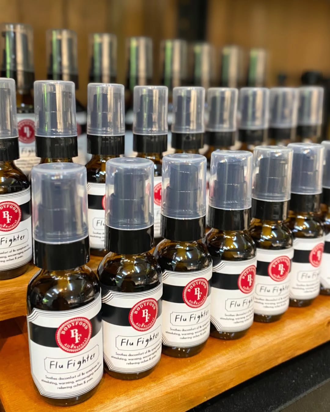 Our fleet of Flu Fighters are ready to help you break your fever. 🌡️ Best massaged onto the chest and back after a shower or sponge bath to get you sweating and relieve the aches in your body.