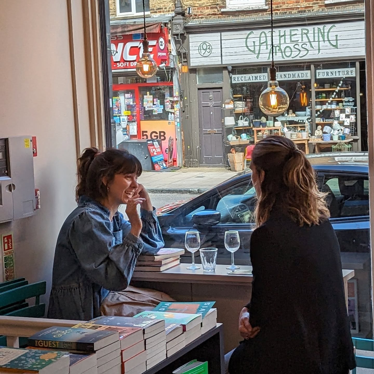 It's raining, it's pouring, but BookBar is roaring 📚🍷☕
Our Highbury bookshop is the cosiest spot in North London*. We've got books, wine and coffee, plenty of book recommendations, and lots of cosy spots for curling up with a good book over a hot choc or warming glass of mulled wine.
Come and hang out all weekend. We're open until 9pm Friday and Saturday and until 6pm Sunday.
*Disclaimer: this is an extremely biased and subjective opinion.