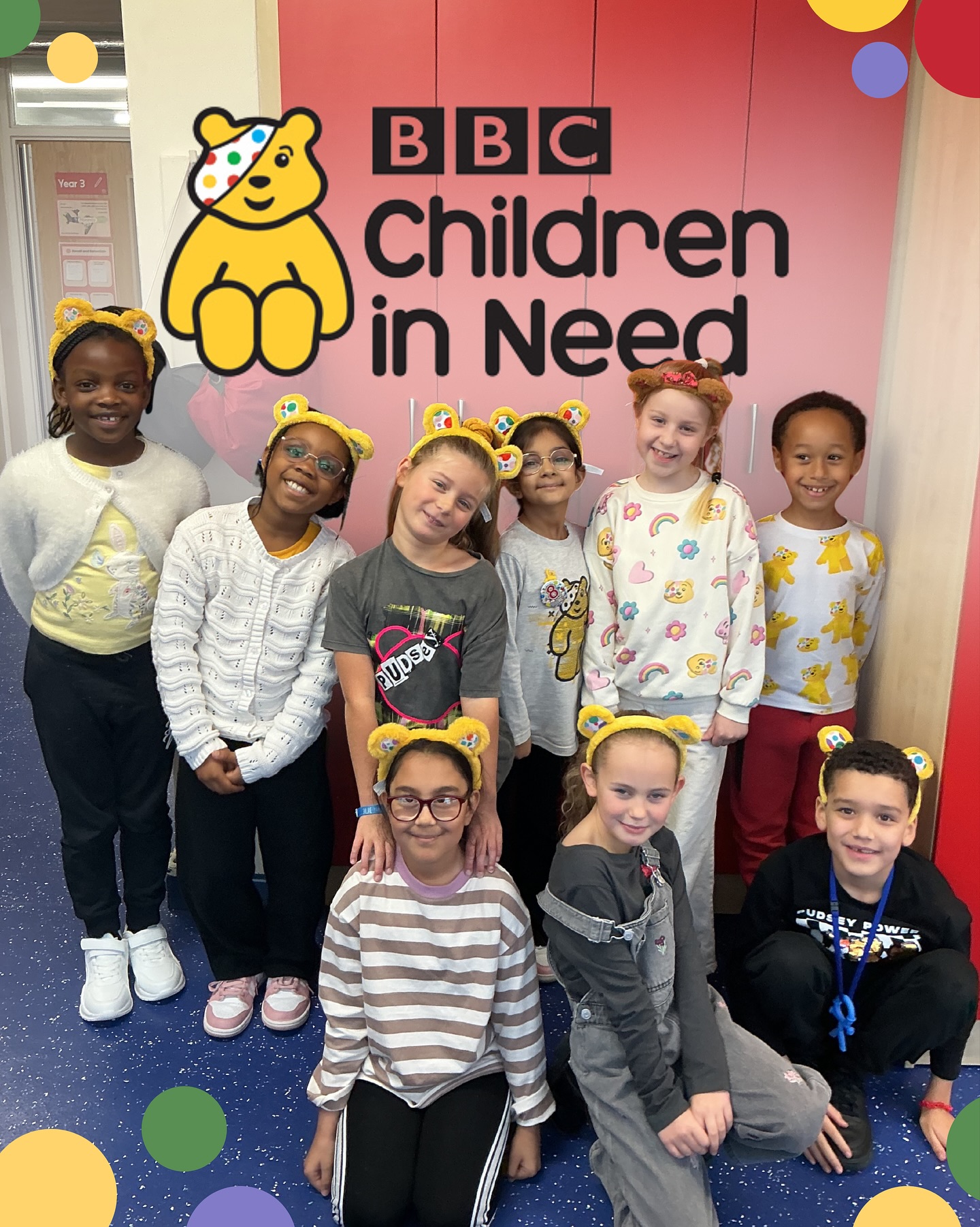 Our children were busy on Friday supporting BBC Children in Need 🐻⭐️
