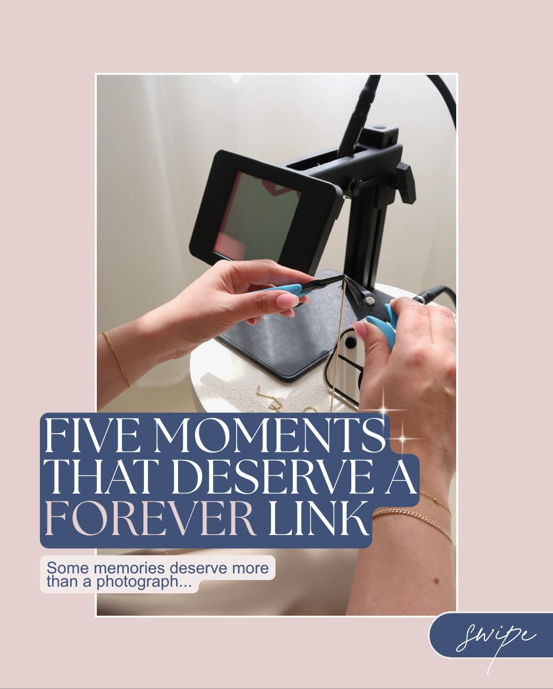 Some moments truly deserve MORE than a photograph📷💗♾️
The laughter with your best friend.
The morning you said “I do.”
The first time you held your baby.
The day you finally chose you.
Permanent jewellery is more than a bracelet, it’s a memory you’ll never take off, with you always💫
🎁 14k Gold-Filled & Sterling Silver
🫧 Waterpoof, life-proof & made to last
📍 Staffordshire studio | @jemmaelizabethbeauty
Tap the link in bio to book yours today✨