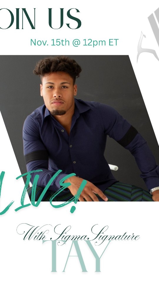 Join us for a conversation with our Sigma Signature @mrtavier
Learn more about Tay and the fun projects we have coming up!
#conversations #signaturemodel #saturdayvibes😎