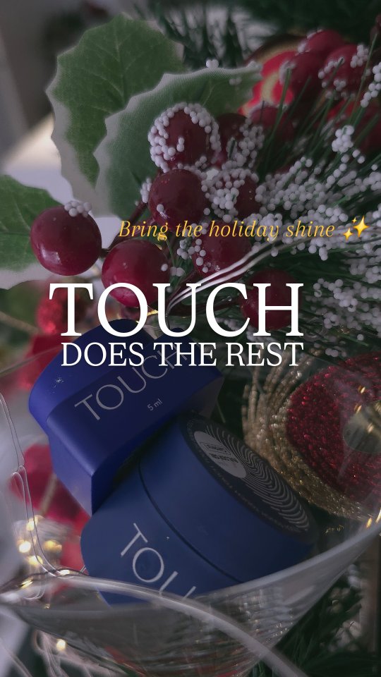 ✨ Want your festive sets to look cleaner, smoother, and last through every holiday event? Then TOUCH is exactly what you need this season 🎄
TOUCH gels, bases, and tops work with precision — level beautifully, wear strongly, and help you create that flawless, polished finish clients expect during the busiest time of the year ✨
💙 What you gain in your work?
• effortless leveling — even on rushed holiday days
• flexible consistency that adapts to any technique
• strong, reliable wear for parties, travel, and long celebrations
• pigment-rich colours that stay bright and glossy
• tops that lock in shine without dulling
✨ Try TOUCH this season and feel how your festive sets turn into your signature perfection.
Shop while still in stock, with a Black Friday sale you might miss your favorites this year
VISIT WWW.NAILGLOW.COM.AU