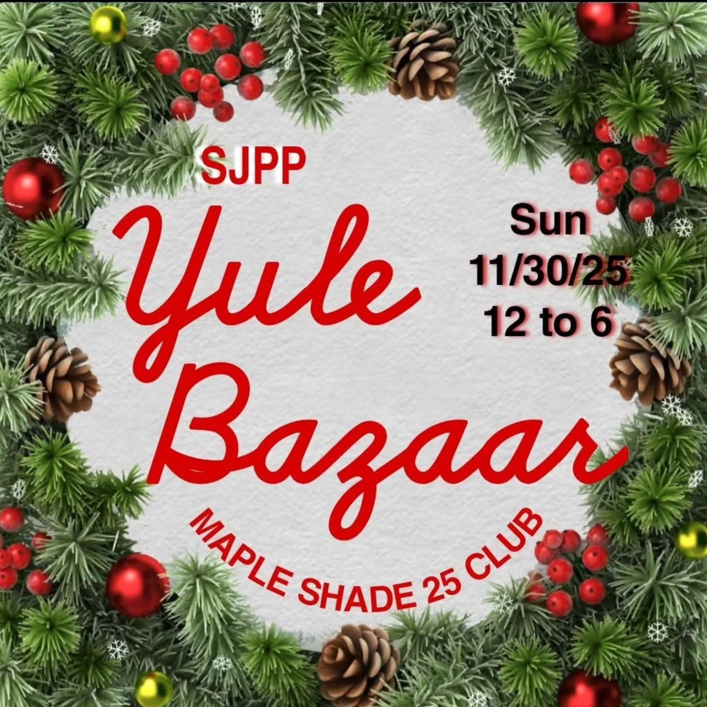 TMI's final event of the year - the South Jersey Pagan Pride Yule Bazaar is back!
Shop small with some of your favorite metaphysical vendors! I'll have some new cauldrons, witchy 3d prints, and all the old favorites. Candles will be buy 3 get one free, as always!
Come out and support your local witchy peeps!
#southjersey #pagan #wicca #witch #candleshop #aromatherapist #vendor #yule #christmas #gift #giftideas #smallbusiness #shopsmall #supportlocal #TMI