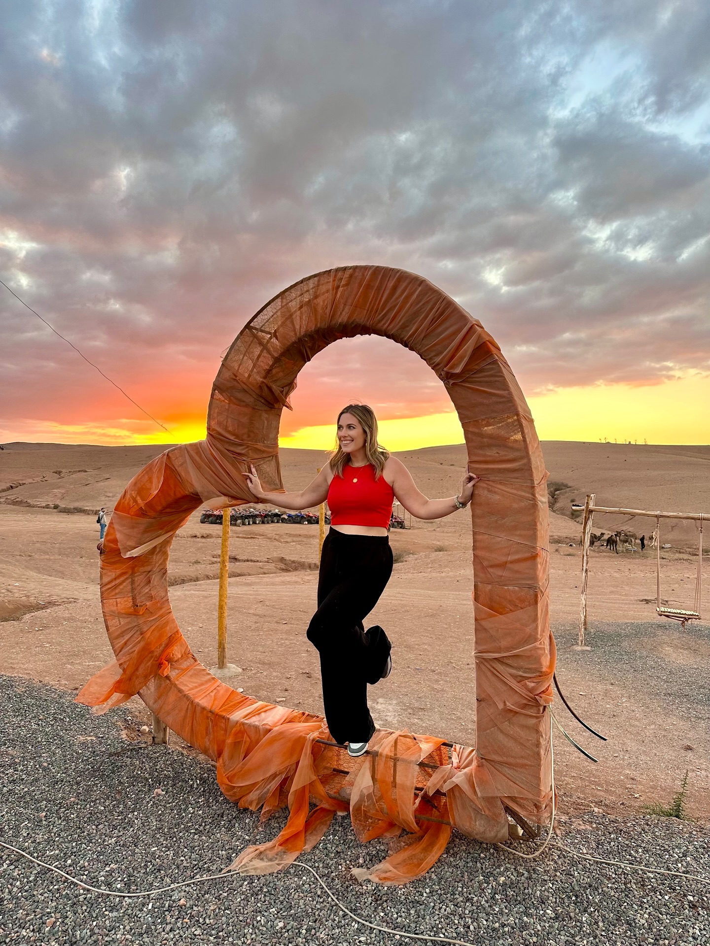 If you haven’t ticked off Marrakech desert… you need to ✨🐪🌴
This whole day was one I’ll never forget 🥹
Quad biking, camel riding, laughing until we cried, bonding, dancing under the sunset… then dinner and the most insane fire show
My cheeks were actually hurting from smiling.
Forever grateful for moments like this with the most incredible girls. Our leadership, Director team.
The biggest thank you to @emilyalicefox_ for organising the entire day for us - we appreciate you more than you know ✨🥰
#marrakechdiaries #desertadventures #quadbiking #camelriding #girlswhotraveltheworld #girlygetaway #travelgirlscommunity #girlstrip #moroccotrip #sunsetvibes #marrakechdesign