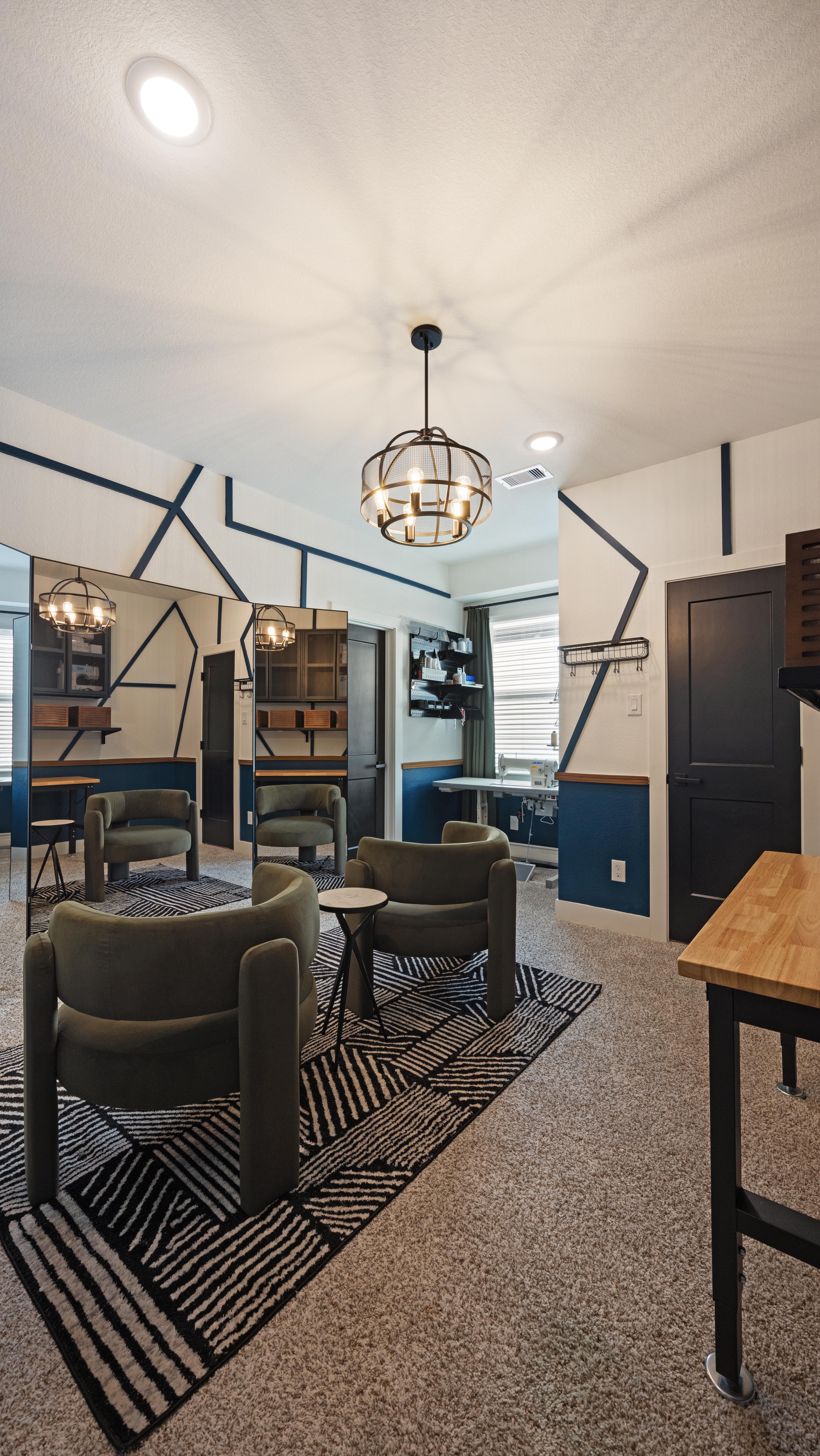 ✨ Before → After: The Creative Sewing Room Glow-Up ✨
I knew this space had potential, but bayyybeee… the transformation did NOT come to play. 👀✂️
What started as a simple catch-all for functionality and then became a full-blown creative masterpiece— custom trim made from actual clothing zippers, bold abstract millwork , and a layout that finally lets the ideas flow.
It’s giving inspired, intentional, and a little bit “don’t talk to me, I’m in my creative bag.” 🧵
photography/videography: @marcus.twelvemedia
Design assistant: @khalyn_larke
#wayfairpartner #flawlessspaces #interiordesign #houstondesigner #amazonaffiliate #sewingismyhappyplace #sewing #podcastdesign