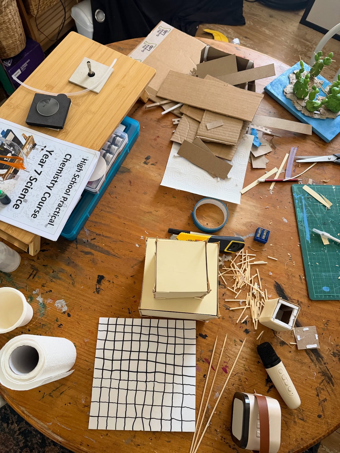 LEARNING + MESS
There are ALWAYS projects on the go and processes being explored in our home.
I take photos like this because it is a visual reminder to me of the journey of learning freedom, of self-directed and independent discovery and of the collaborative education our kiddos have experienced.
Is our life perfect? No.
Are there always messes? Pretty much.
Am I always ok about that? Nope.
But in the walking together over the past 17 years of our homeschooling journey, we have stretched and strained and pushed and pulled ourselves, our time, our space and our understanding into who we are today.
Learning + mess = our life (and one that I’m very grateful for) x
#thathomeschoollife