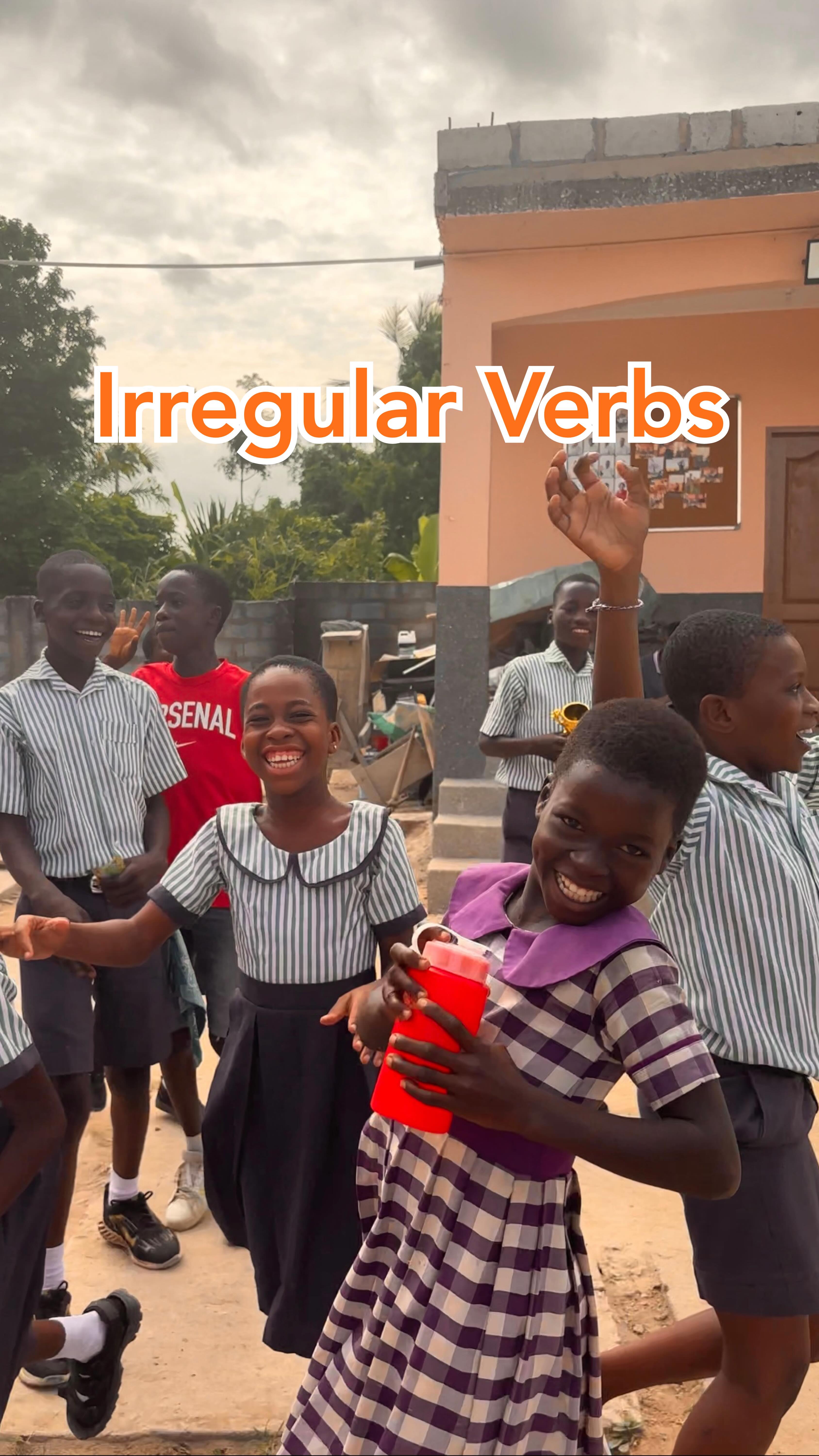 Irregular Verbs Challenge mit der 5. Klasse❤️💛💚
.
.
.
#ghanaeducation #ghanaschools #ngo #zusammenfürghana #hobor #education #english #learningenglish #school #class5