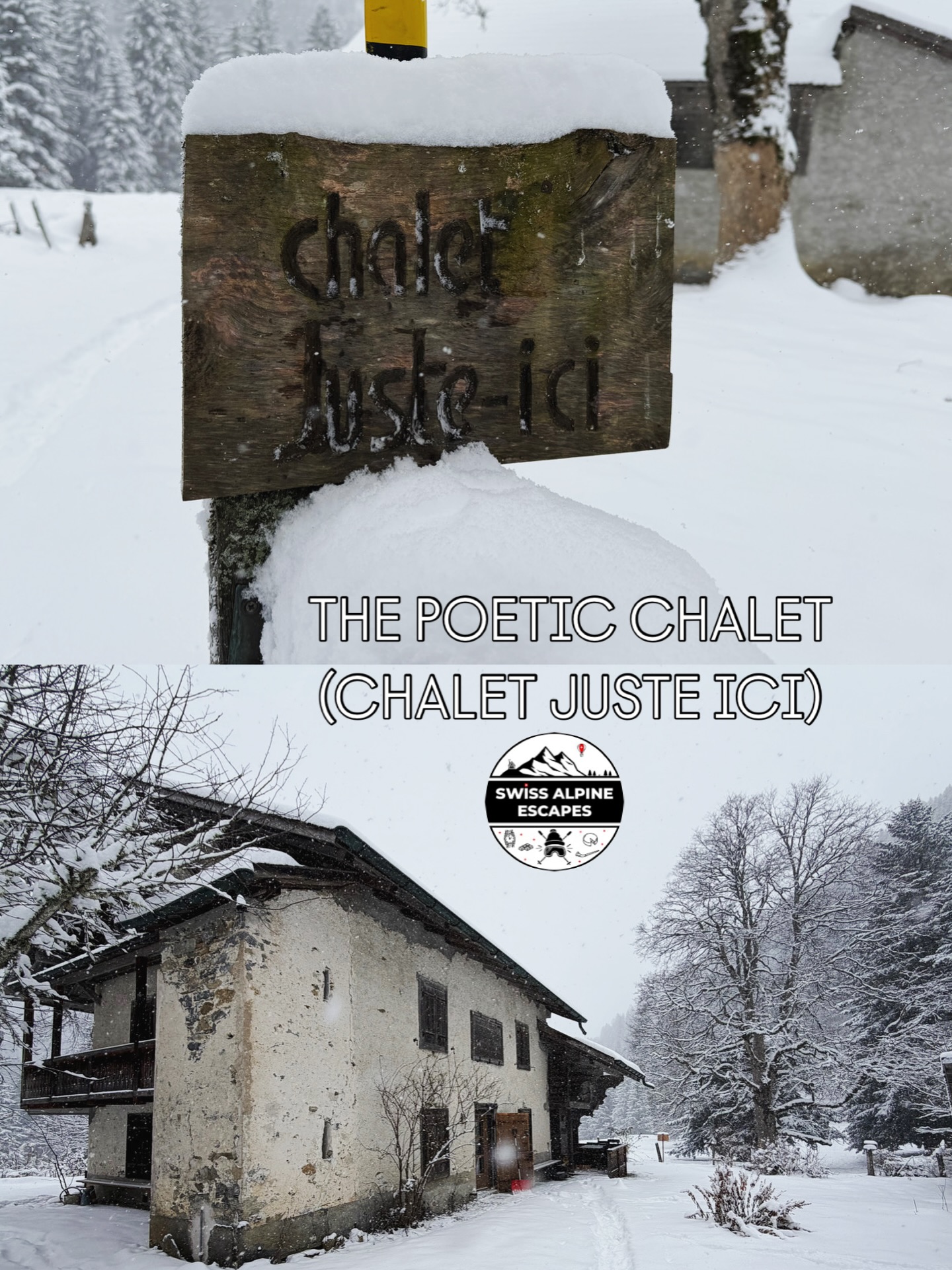 Absolutely stunning! ❄️ The Poetic Chalet looks so serene with the first snowfall - truly a perfect escape from it all. This peaceful haven from 1866, renovated in 2021, is nestled in the Cergnement Valley and features 6 double bedrooms, ideal for families or groups. Set on 5 hectares of wooded pasture by the Avançon River, it’s self-sufficient in electricity, with hot water and heating from the kitchen fireplace. In summer, neighboring cows graze nearby - pure alpine charm. ⛰️ ✨
➡️ Book your serene retreat with @swiss.alpine.escapes
#SwissAlpineEscapes #ThePoeticChalet #ChaletRetreat #WinterWonderland #SereneGetaway