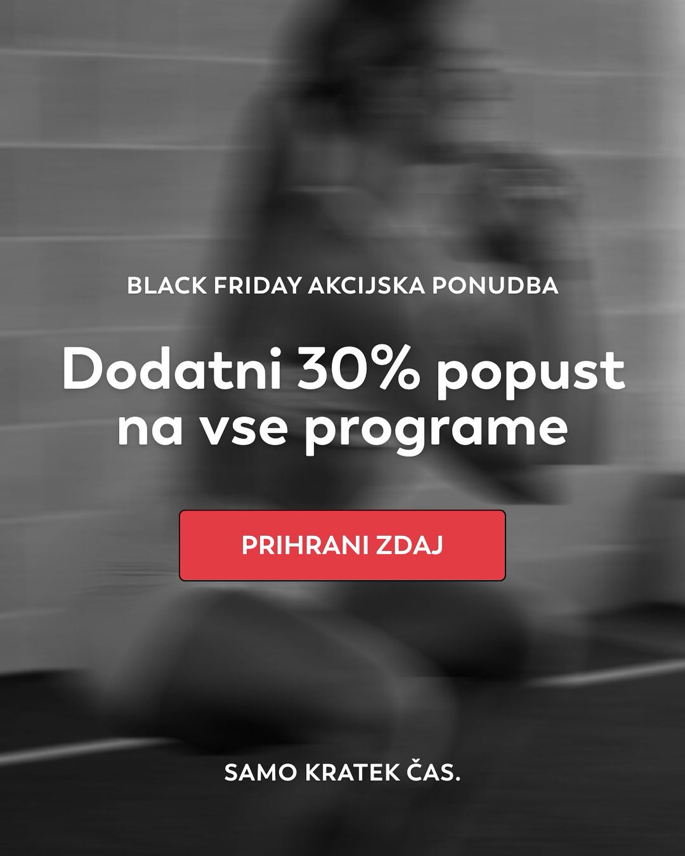 Naša največja akcija leta je tukaj!🥳🎉
Z današnjim dnem ponosno zaključujemo z 21-dnevnim izzivom. Zaradi vaših pozitivnih odzivov in norih rezultatov smo se odločili, da danes vse naše 3 programe znižamo za 30%!😍
In ne zato, ker so BLACK FRIDAY popusti ampak zato, ker si vredna več od nenehnega iskanja izgovorov, prelaganja na "jutri" in čakanja na tisti pravi trenutek (ki še vedno ni prišel).😏
Bejbe so v samo 21- dneh dokazale kaj vse se da, če se samo odločiš in začneš. In vse to boš tudi sama sebi dokazala z našimi programi, s katerimi boš vzpostavila zdrav odnos do sebe, se končno postavila na prvo mesto in nekaj dobrega naredila ZASE.💓
Na spletni strani lahko zbiraš med 3 programi, ki se razlikujejo po težavnosti treningov:
1. ZAČETNI PROGRAM (namenjen vsem začetnicam in bejbam, ki že dolgo niste bile aktivne)
2. NAPREDNI PROGRAM (namenjen vsem, ki ste že opravile naš začetni program oz. ste že dlje časa aktivne)
3. ULTIMATIVNI PROGRAM (naš najtežji program, ki je namenjen vsem, ki si želite dodatnega izziva in visoko intenzivnih treningov)
👉🏼 Izberi svoj program zdaj in izkoristi 30% popust s kodo: "𝐁𝐅𝟑𝟎" (link do spletne strani v opisu profila)
Ne čakaj na januar. Premagaj se in začni že danes.💪🏼Ker najboljša investicija, ki jo lahko narediš, si ti.💓🍀