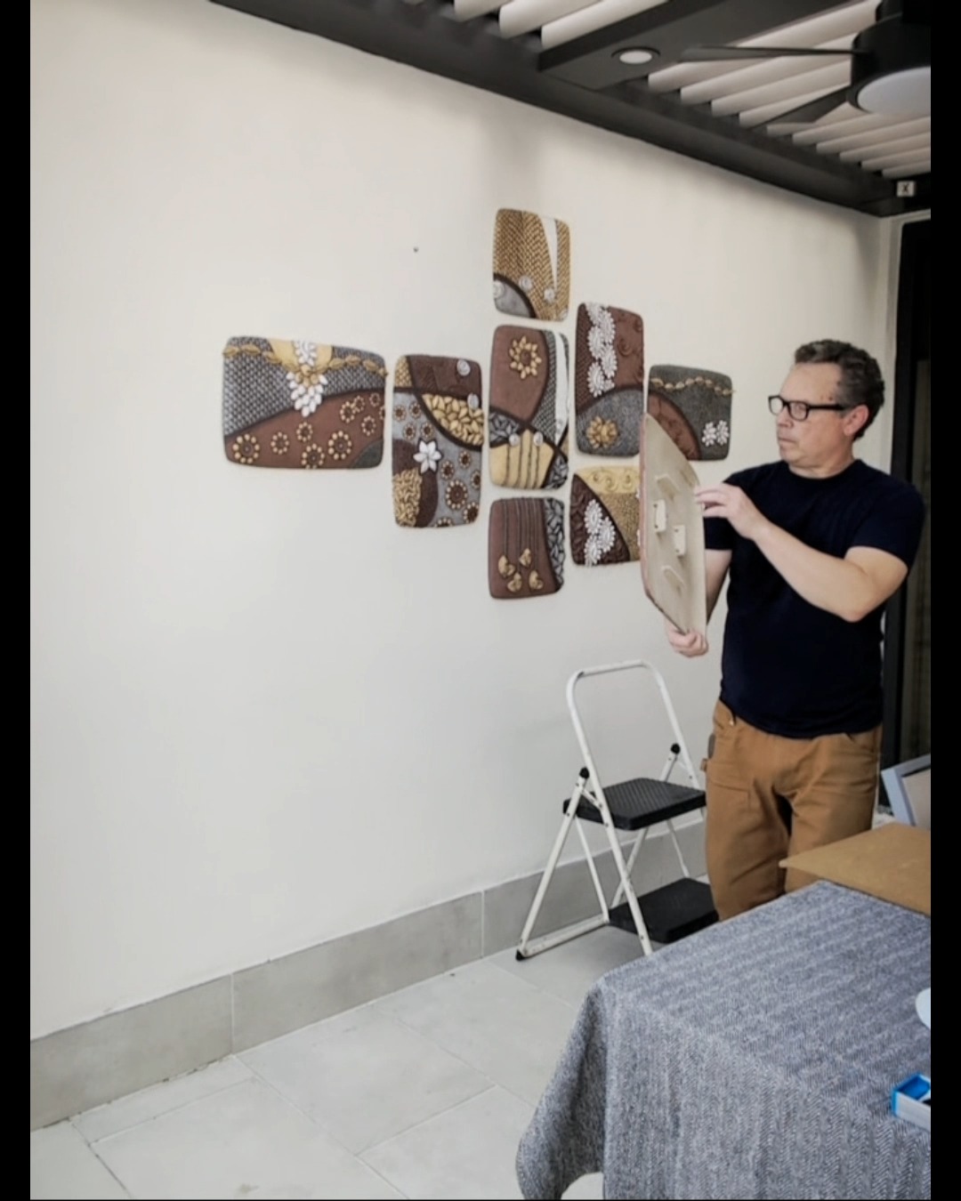 Final exterior install at the new home for "Cirque Orbit" commission.
#ceramics #sculpture #tile #basrelief #artwall #artcollector #chrisgryder