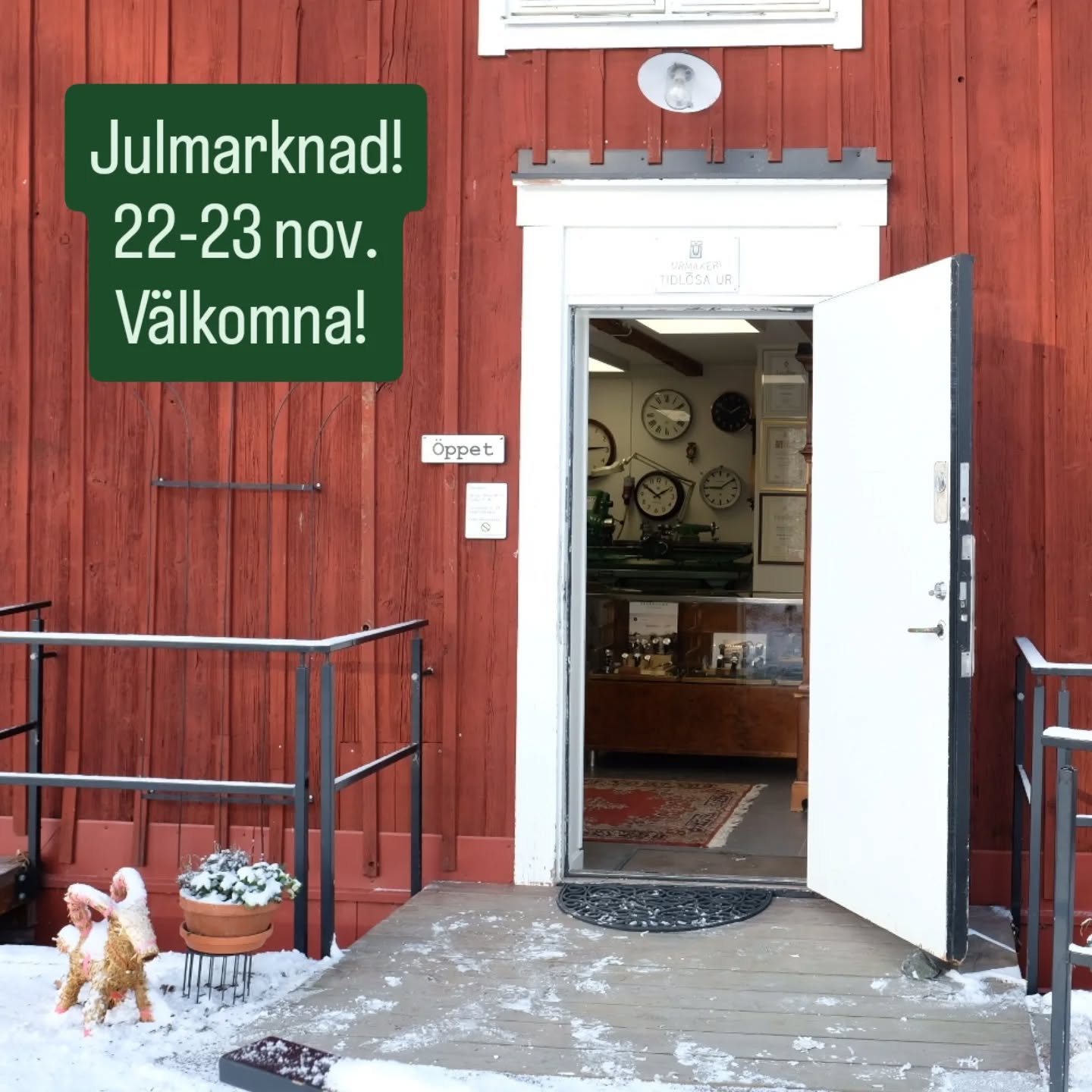 Välkomna till helgens stämningsfulla julmarknad här vid Ulva kvarn! Vi bjuder på ett extra band från Hisch till ett värde av max 800:- vid köp av ett armbandsur hos oss under marknaden! Vi har fullt av fina ur till tomtens hårda paket. 🎅❄️⌚
@ulvakvarn @stowawatches @trematicwatch #ulvakvarn #klocka #urmakeri #watch #watchrepairer #uppsala