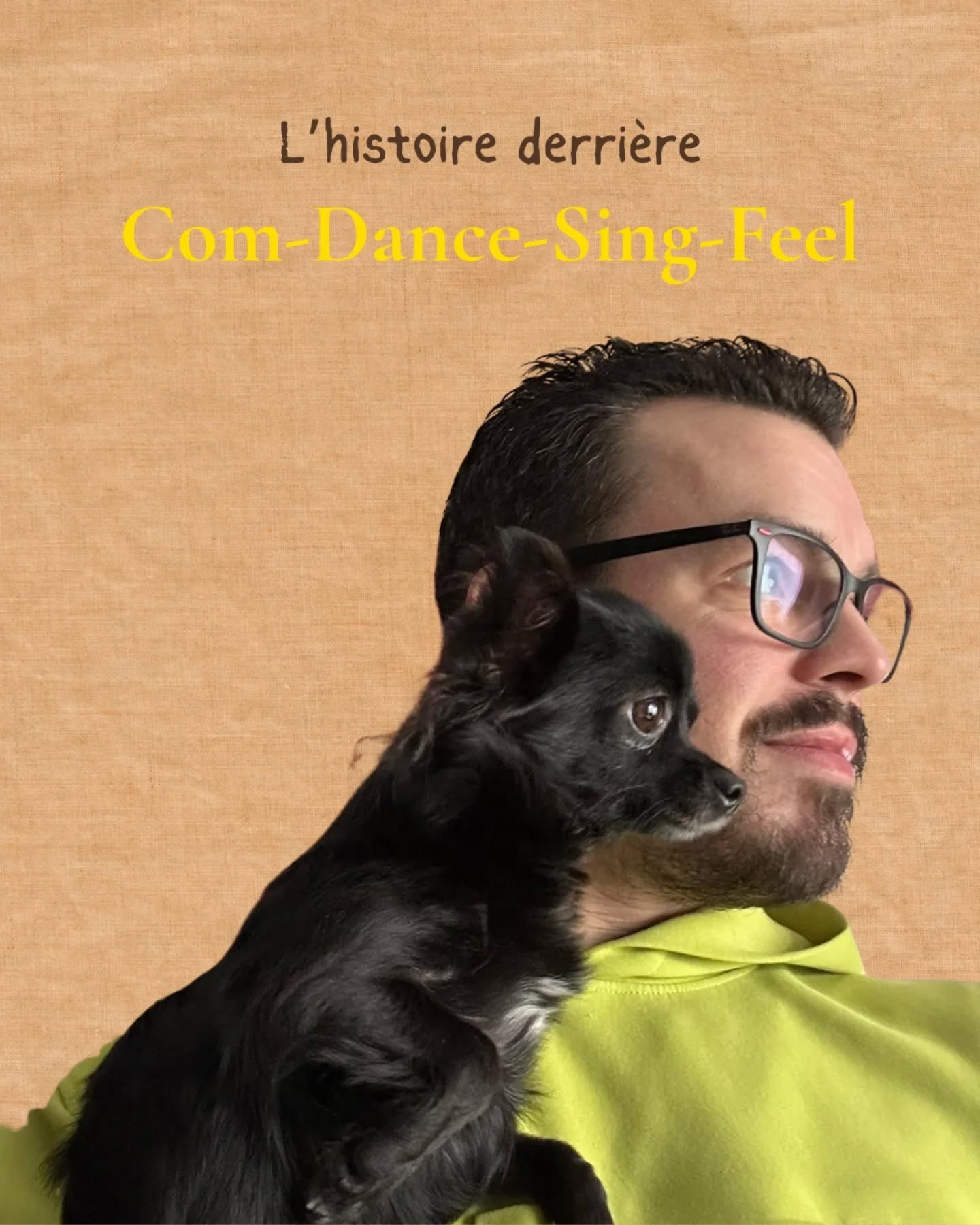 Quand j’ai commencé à me former, je savais que j’allais aider des humain.e.s et leurs animaux, mais je ne savais pas encore comment donner un nom à tout ça.
Je voulais quelque chose qui me ressemble, qui raconte mon histoire, mes ressentis, mes passions, et la manière dont je travaille avec l’énergie.
Je n’ai jamais eu envie d’un nom “marketing”.
Je voulais un nom vivant.
Un nom qui parle autant du corps que de l’âme.
“Com-Dance-Sing-Feel” est arrivé comme une évidence, un peu comme si chaque mot venait remettre une pièce du puzzle à sa place :
Com, pour la communication animale.
Le lien, la compréhension, le dialogue silencieux que j’aide à éclairer.
Dance, pour la danse qui a traversé ma vie pendant plus de dix ans.
Le mouvement du corps, l’expression, l’action, le besoin d’avancer même quand on doute.
Sing, pour la voix.
La parole que l’on donne aux animaux, celle qu’ils n’arrivent pas toujours à poser, celle qui change tout quand on la reçoit.
Feel, pour les ressentis.
Les leurs, les miens, les vôtres.
Ce qui circule, ce qui se dit en silence, ce qui se réveille dès qu’on se connecte vraiment.
Au final, ce nom raconte la même chose que mon travail : le mouvement, la parole, le ressenti, l’énergie et cette envie profonde d’aider l’humain et l’animal à mieux se comprendre.
Et toi, si tu regardes ton parcours, quelles sont les quatre paroles qui te définiraient ?