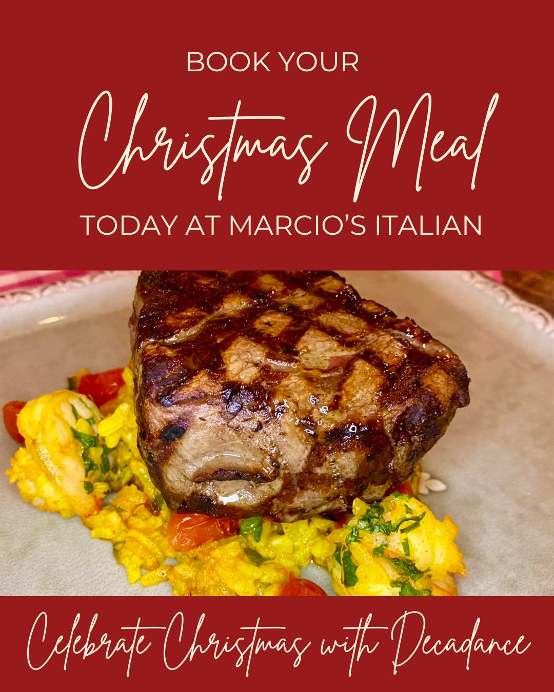 🎄✨ Celebrate Christmas with Decadence – Marcio’s style! 🇮🇹
Forget the dry turkey and undercooked roast potatoes – our festive menu is on a whole new level of decadence. 🍷🍝
Think rich Italian flavours, indulgent festive dishes, and that unmistakable Marcio’s magic that makes every bite feel like a celebration. 💛
Whether it’s your work do, a family get-together, or just an excuse for great food and better wine – make this Christmas one to remember. 🎅🍾
📍 Castle Road, Bedford
📞 07768 431715
📧 info@marciositalianrestaurant.co.uk
💻 Book now - www.marciositalianrestaurant.co.uk
🍷🍝 Slow evenings, full hearts, unforgettable flavours. We can’t wait to welcome you at our Bedford restaurant! ❤️🇮🇹
#MarciosItalianRestaurant #ChristmasAtMarcios #BedfordEats #FestiveMenu #ItalianChristmas #DecadentDining #FoodieHeaven #BedfordRestaurant #CelebrateInStyle #ChristmasParty