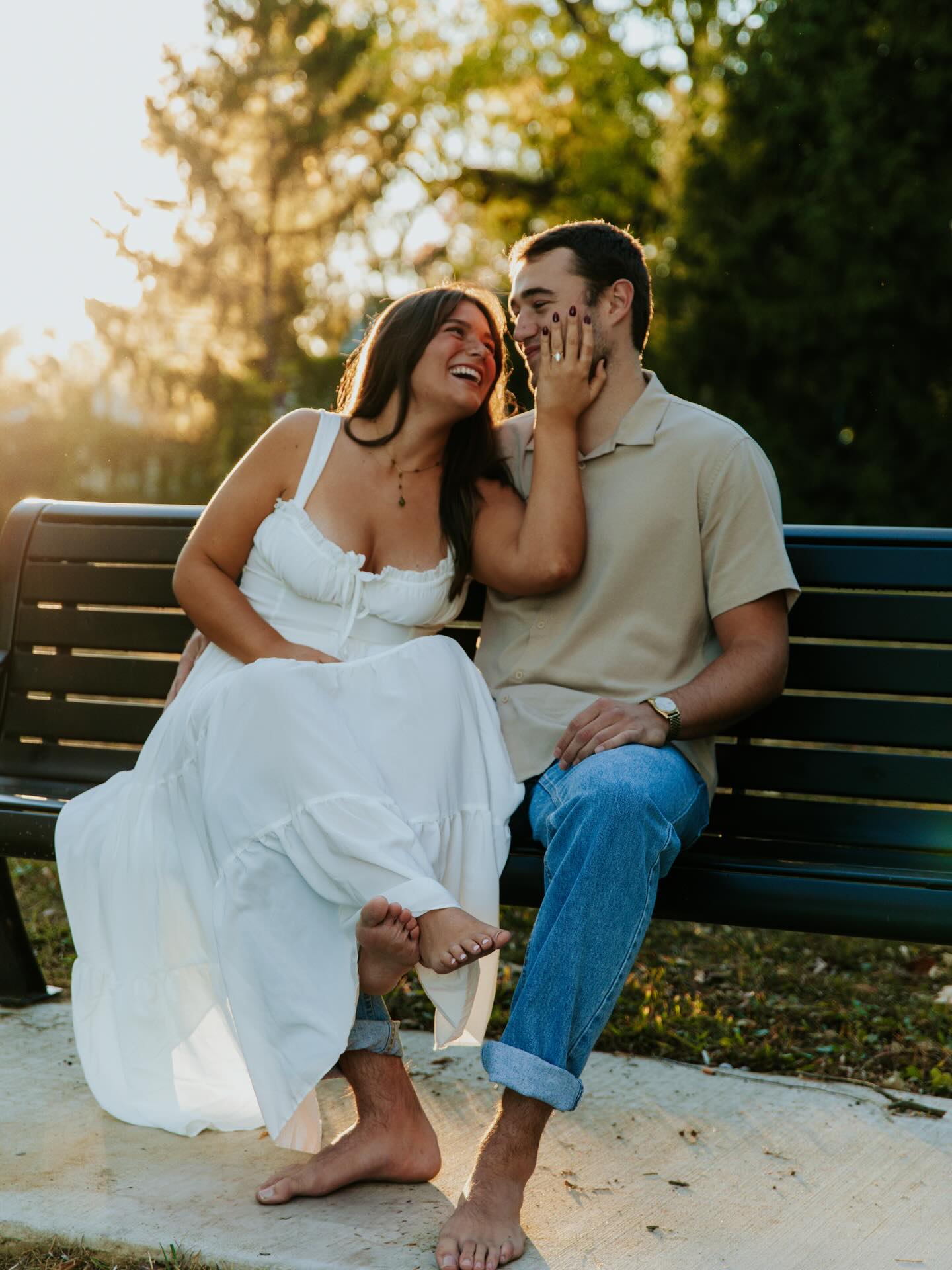 The just engaged feeling 🥹🤍