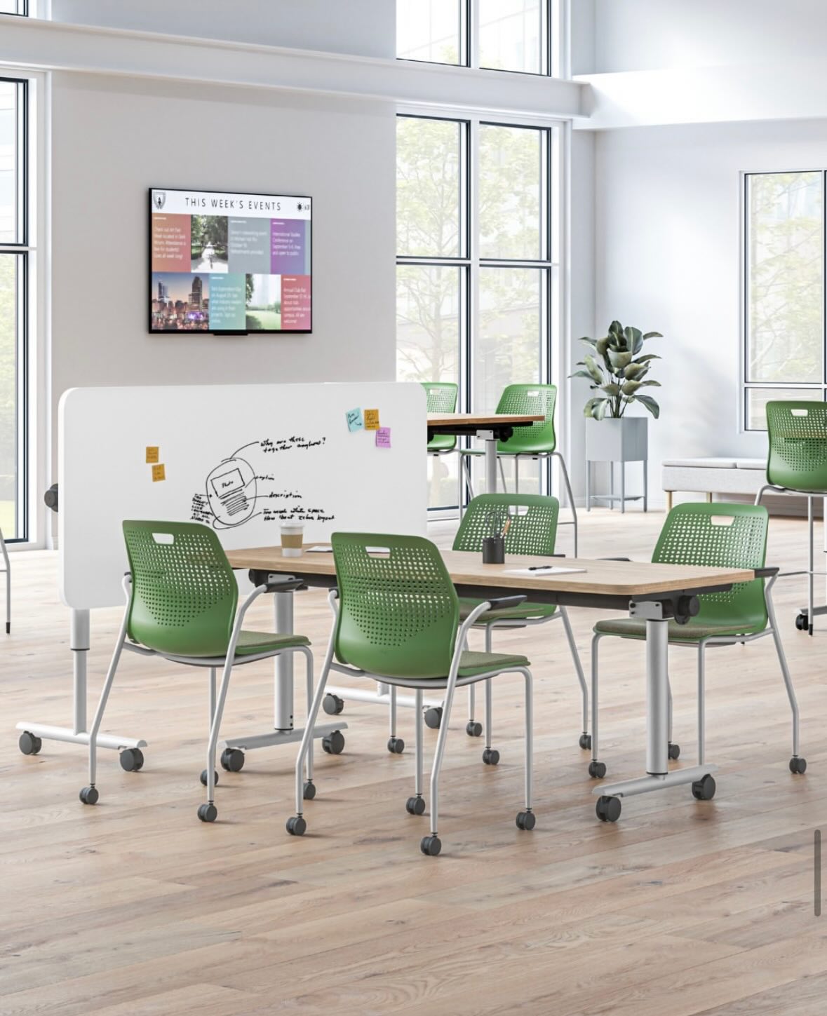 Meet the new @honcompany Field Trip collection—built to keep classrooms in motion with tables that flip, nest and adjust on the fly.