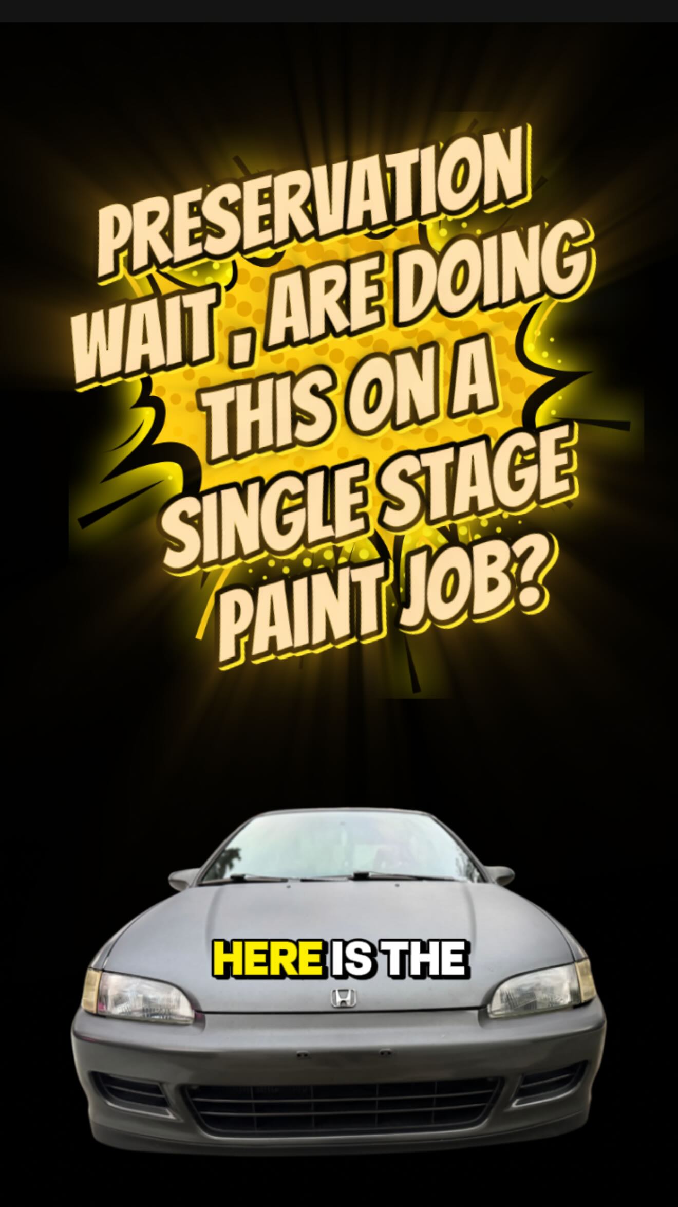 Have a classic or older vehicle that needs a delicate touch?
📸 DM me a picture and let’s talk about how to preserve it.
Today was special—a total blast from the past working on my good friend’s 90s Honda Civic.
When you are dealing with vintage Single Stage Paint (paint with no clear coat), the game changes completely. You can’t just chase every scratch. If you get too aggressive, you burn through.
The goal here wasn’t to make it “brand new”—it was to preserve the history while bringing back the soul of the car.
There were defects we had to leave behind to keep the paint healthy, but the transformation was incredible.
My “tried and tested” recipe for this delicate job:
• Correction: Jescar Medium Polish. It provides the perfect amount of cut without being too harsh.
• Pad: Lake Country Orange Pad.
• Technique: Much lighter pressure than normal. You have to listen to the paint.
Once we brought that deep, rich color back, we had to lock it in. I sealed the paint with Gyeon PURE, a 3-Year Ceramic Coating. This ensures this classic is protected from oxidation and UV rays for years to come.
We both absolutely loved the outcome. It’s not just a car; it’s a time capsule.
Trust your classics to someone who knows when to cut and when to preserve.
💎 Blacklisted Autodetailing
🛡️ Certified Paint Correction & Ceramic Coating
📍 We Come To You!
#blacklistedautodetailing #mobiledetailing #preservation