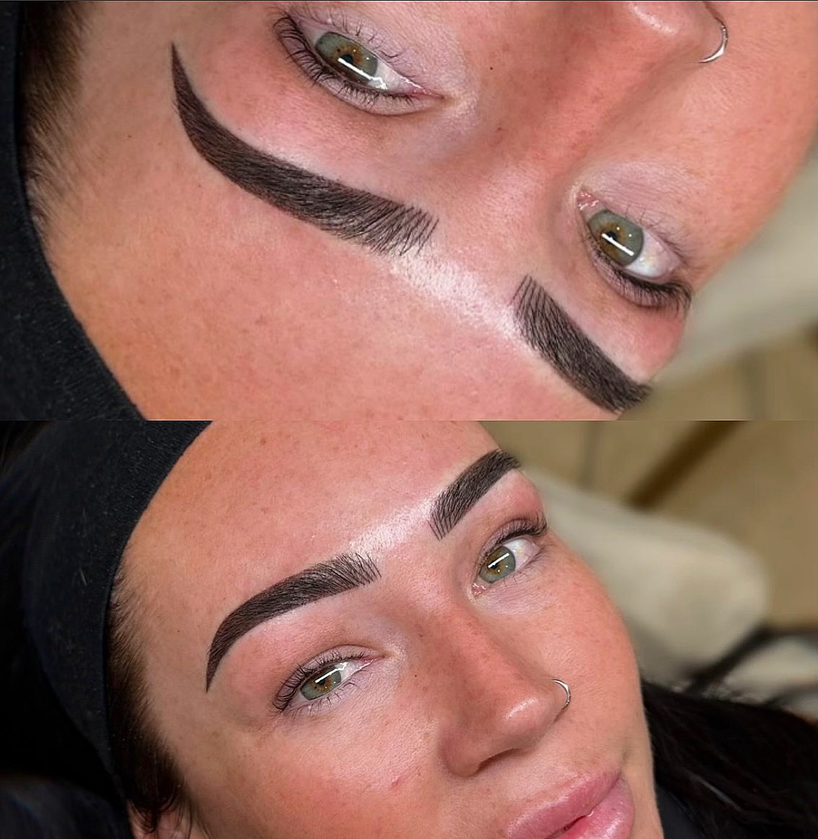 Nano combination brows 😮💨🙏🏼
For the girls who love a structured brow with a natural hairstroke front 🙌🏻 best of both worlds!
Artist: Sameera