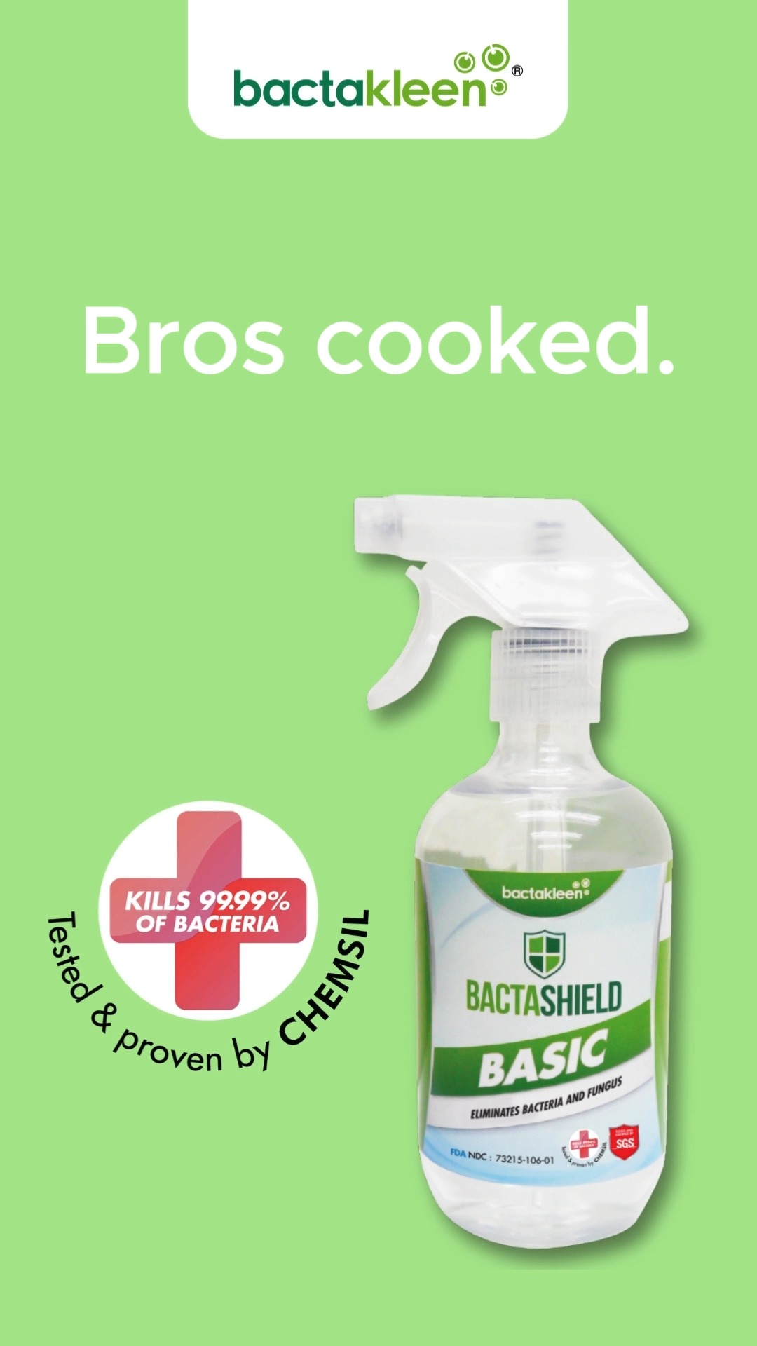 With a formula this effective ain't no way you aren't getting anything less than a win.
Bactashield is non-toxic and kills up to 99.99% of harmful germs and bacteria.
๐ Get yours now: https://tr.ee/iahYOV
#memes #cooked #disinfection #bactakleen #bactasheild #stayfresh