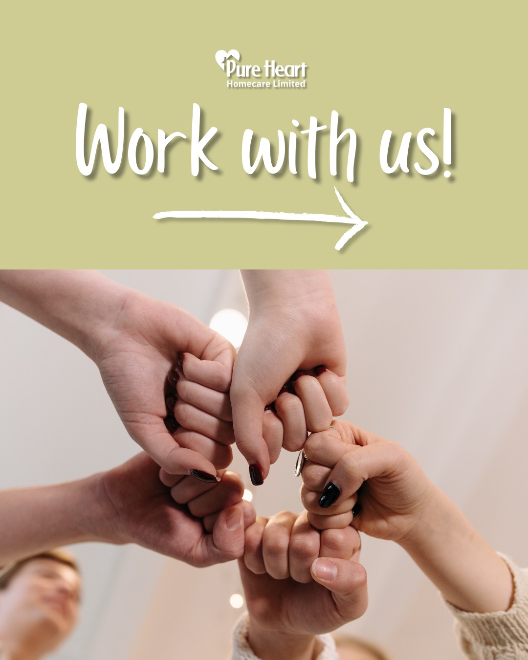 Work with Pure Heart! 💗
The role of a Support Worker offers immense rewards. There's a profound sense of fulfilment in knowing that you're assisting vulnerable adults in living as independently as possible. This involves providing them with essential healthcare, lifestyle guidance, support, and advice.
If this sounds like something you would be interested in get in touch! Or fill in the application on our site.
01945 773861
admin@purehearthomecare.co.uk
purehearthomecare.co.uk/vacancies
#PureHeartHomeCare #Vacancies #WorkWithUs #SupportWorker