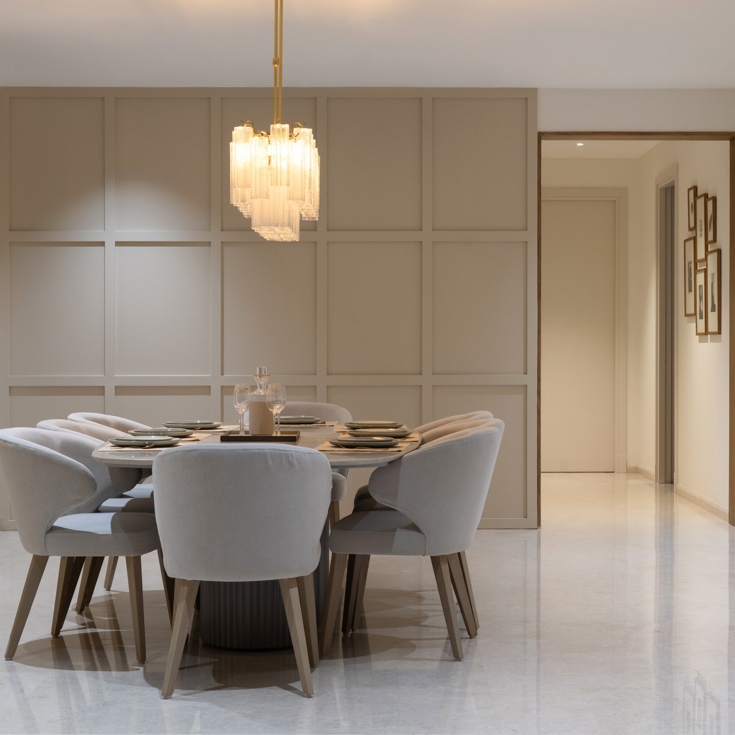 ✨ Elegance in Every Detail ✨
Soft tones, clean lines, and a warm chandelier glow — a perfect blend of modern luxury and comfort.
A dining space designed to bring people together in style. 🍽️🤍
#InteriorDesign #DiningRoomDecor #LuxuryInteriors #ModernInterior #HomeInspiration #InteriorStyling #MinimalistDesign #ContemporaryInteriors #ElegantSpaces #DesignDetails #AlmaInteriors #KochiInteriors #LuxuryHomes #InteriorGoals #homedecorideas