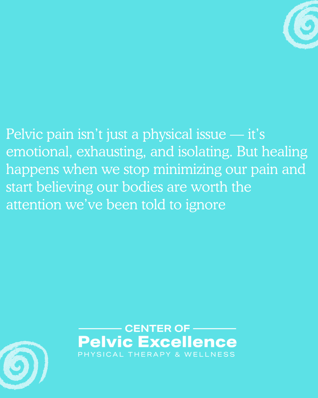 For too long, women have been told to tough it out 💔
To laugh off leaking, push through pain, and pretend intimacy doesn’t hurt.
But here’s what happens when you finally decide to listen to your body: healing begins.
Pelvic floor therapy is not just a treatment — it’s a conversation between you and your body.
Through movement, breathwork, and gentle techniques, we help you understand what’s happening beneath the surface — and how to support it with care, not shame.
If you’ve been dismissed or told “everything looks fine” when you know something isn’t right — this is your safe space to heal, rebuild, and restore.
💗 At COPE PT, we don’t just treat symptoms — we listen to your story.
Let’s start yours today.
------------------
📍 Dallas: 12700 Hillcrest Rd., Ste 149, Dallas, TX 75230 | 📞 (817) 381-5110
📍 McKinney: 3721 S. Stonebridge Dr., Unit 1102, McKinney, TX 75070 | 📞 (817) 381-5177
🌐 Book your session: copept.com