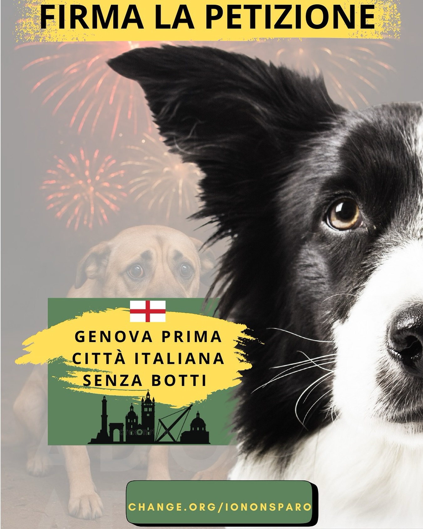 🐾💥 Chi mi conosce sa quanto io sia ostinato… e quanto amo gli animali!
I botti di Capodanno creano paura e stress ai nostri amici a quattro zampe, e io non potevo restare in silenzio.
Ieri ho scritto una lettera aperta al Sindaco di Genova Silvia Salis e oggi ho lanciato una petizione per proteggerli. Mi sono attirato addosso tante critiche da chi non è consapevole del fenomeno e di cosa può causare agli animali domestici e alle persone fragili, ma si va avanti sempre dritto in direzione ostinata e contraria come ha scritto un mio grande concittadino #fabriziodeandrè
⚡ Vado sempre avanti con le mie idee, e questa causa merita di essere sostenuta!
📢 vi chiedo di firmare e condividere più che potete 👉 https://www.change.org/iononsparo
Genova può diventare un’apripista simbolo di civiltà e empatia e aprire la possibilità ad un cambiamento culturale in tutto il nostro paese necessario!
#iononsparo #stopbotti #proteggiglianimali #amorepericani #canifelici #rispettoperliganimali
#petfriendly #nobotticapodanno #canieserenità #animallovers #faisentirelavoce #firmalapetizione
#bastabotti #stoppaura #amicipatte #amoreanimale #silviasalis #sindaco #sindacodigenova #genova #genovanelcuore
@scuolathinkdog @angelovaira @roberto_marchesini_eto @animaliberaction @oipaitalia @animal.law.italia @animalequalityitalia @animalisti_italiani @canilemontecontessa @associazione_buoncanile_odv @dunia_animalara @essereanimali @giuliainnocenz