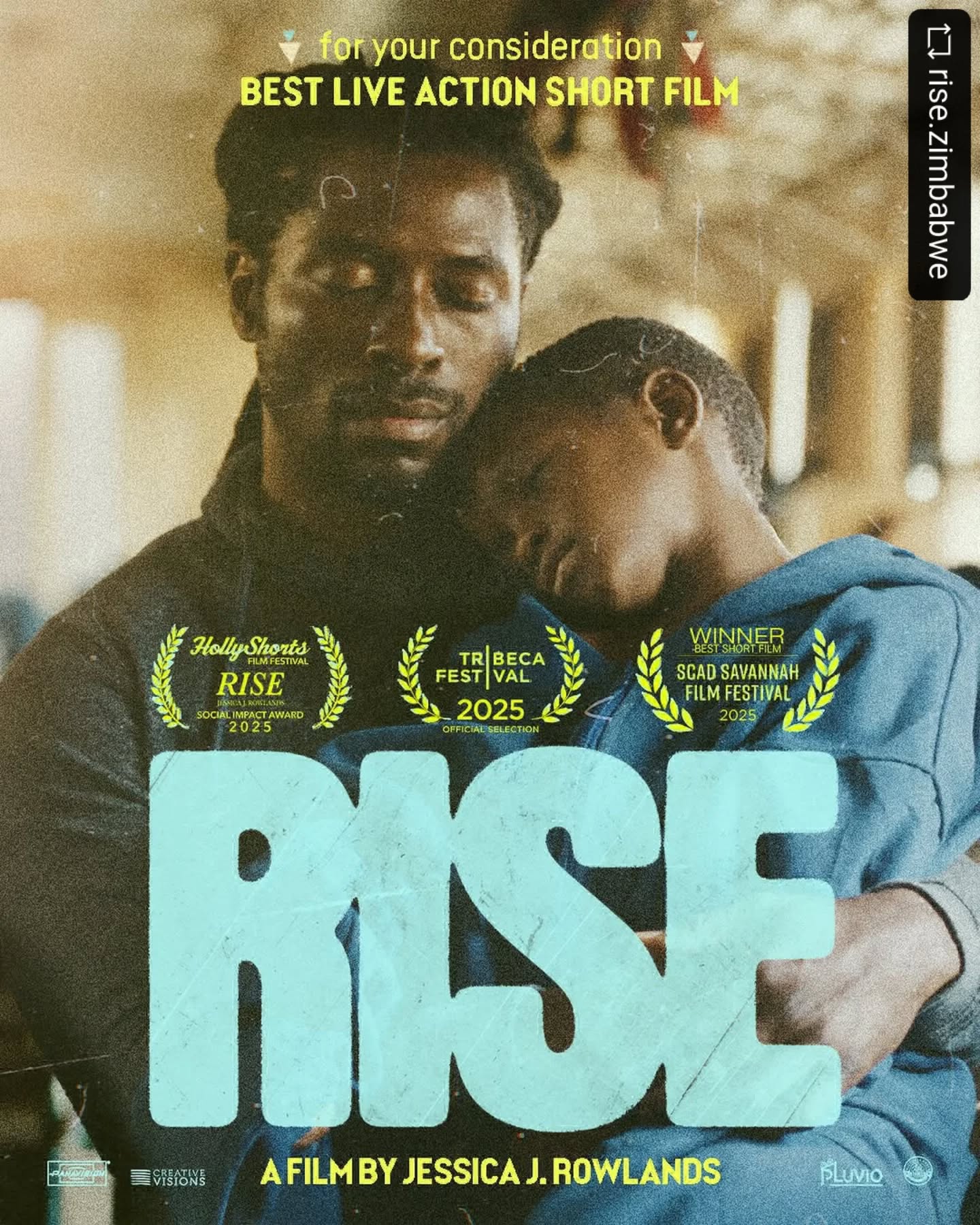 For Your Consideration | Best Live Action Short Film
Grateful to share that RISE is officially Oscar®-qualified for consideration in the 2026 Best Live Action Short Film category. 🔥🎉
As the first Zimbabwean film.. short or feature.. to premiere at Tribeca, and now representing the country in the Academy race, this is a meaningful milestone for all of us involved.
It’s been an honor to compose the score for this film.
Big thanks to @jessiejrowlands, @simon.panayi.sound.design and everyone who has supported and encouraged this project. 🙌
RISE!
@rise.zimbabwe