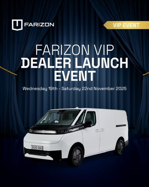 This is your last chance to secure *VIP access* at Farizon South West, Rockhaven Business Centre, Street, BA16 0HW.
Join us 19-22 November and get behind the wheel of the born-electric Farizon SV - built to help your business grow.
Our BIG 4 retail offer* is still running, giving you peace of mind on four fronts:
✅ 4-year warranty (up to 120,000 miles)
✅ 4 years of free AA roadside assistance
✅ 4-year free service plan
✅ 4,000 miles of free charging
And there’s more! As a VIP guest, you’ll also unlock an exclusive £1,000 manufacturer discount - available only at the event.
Wait no longer and book your VIP 1-hour slot now: https://book.haloauto.io/SFS250P?c=v
*Offer applicable to retail orders placed between 1 October and 31 December 2025. Full T&Cs at farizonauto.co.uk