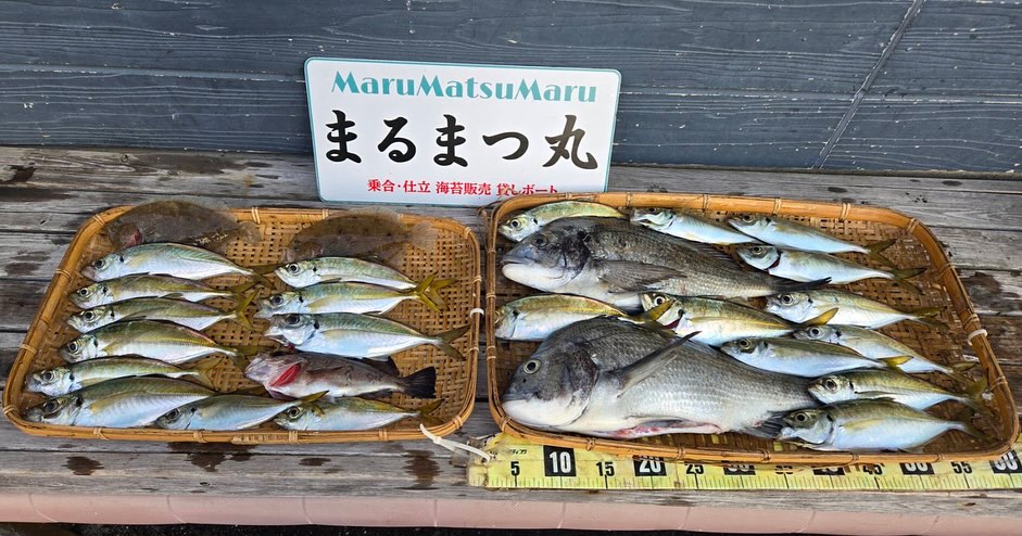 11/16 ボート釣果
予報まずまずでボート出船しました!
アジは何とか見れた方もおられましたが渋いところもありそうです、クロダイも見えています、退治宜しくお願いします!