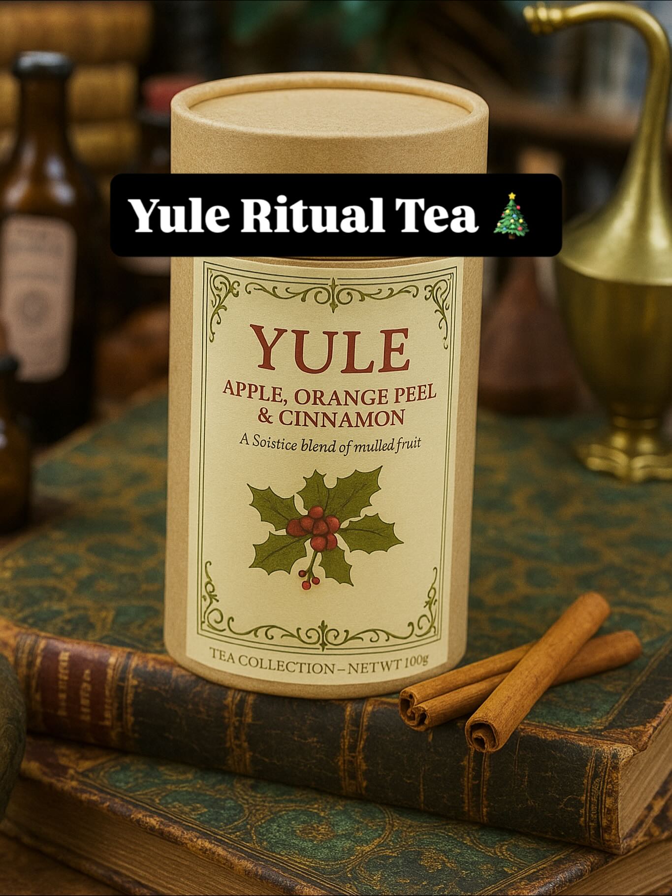 ✨❄️ Yule Blessings in a Cup ❄️✨
Our brand-new Yule Tea has officially landed — and it tastes like the warm glow of candlelight on the longest night of the year.
A comforting blend of apple pieces, orange peel, cinnamon, and festive spices, this brew is designed to wrap around you like a soft winter cloak. Perfect for altars, rituals, or simply a quiet moment with the twinkling lights of the season.
Whether you’re celebrating the return of the sun or just love a cosy winter cuppa, this blend brings all the magic of Yule straight to your mug. 🌙✨
🔥 Small-batch blended
🔥 Packaged in our seasonal Yule canister
🔥 Perfect with honey… or enjoyed exactly as it is
📦 Available now in our shop — limited Yule stock!
#YuleTea #WinterSolstice #PhoenixCandleCompany #YuleMagic #WitchyTea #SabbatTea #YuleSeason #PaganTea #WitchcraftTea #WheelOfTheYear #Yule2025 #LooseLeafTea #MagicalBrews