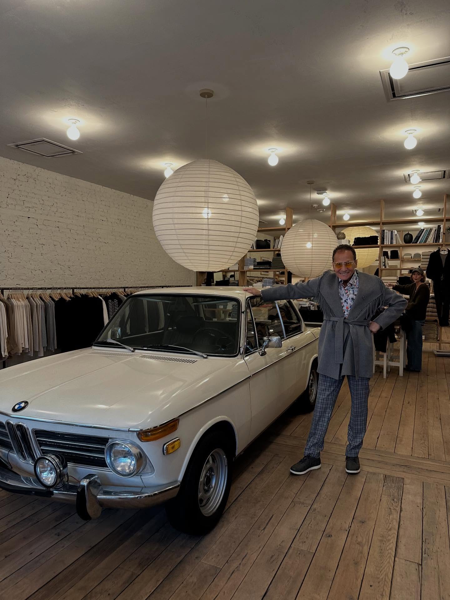 Hey! A little off topic, but something I wanted to share:
This gentleman popped into the store the other day completely decked out in the funkiest outfit I’ve seen in a long time. Just by walking in the door with his felted fringe jacket, I knew I needed to speak with him.
I learned that Mitch has always dressed exactly as he wants to. Whether that be through unusual patterns that don’t really go together or new colors that aren’t in his closet(s), he doesn’t care. He’s always loved clothes and has used fashion as a way to show his love for the craft for decades. As a producer in the 70s, he’s seen MANY things, and yet has always dressed to impress. While he does have multiple closests (including a guest room dedicated to his jackets), he says he hopes to only continue to fall in love with more clothes in the following years and has no intention of ever stopping. Story after story of many of his prized possessions, I just had to ask for a picture of this jolly man 🕺
While this style is certainly not for everyone or might not fit your fancy, the attitude he came in with was nothing short of extraordinary. Clothes make a difference in any situation- business meetings, running errands, shopping days, parties, etc. Mitch immediately captured my attention for several reasons. In the span of 30 minutes, he had reminded me that it doesn’t have to go together nor does it need to match; as long as you love what you wear and feel good, then the rest just comes together. His confidence coming in that door with a total indifference made me want to know his story.
Clothes are meant to tell a story and be ENJOYED!
•
#fashion #fashionablyabroad #style #mitch #goodmorningvietnam #buckmason #fringe #car #patterns #enjoy #story