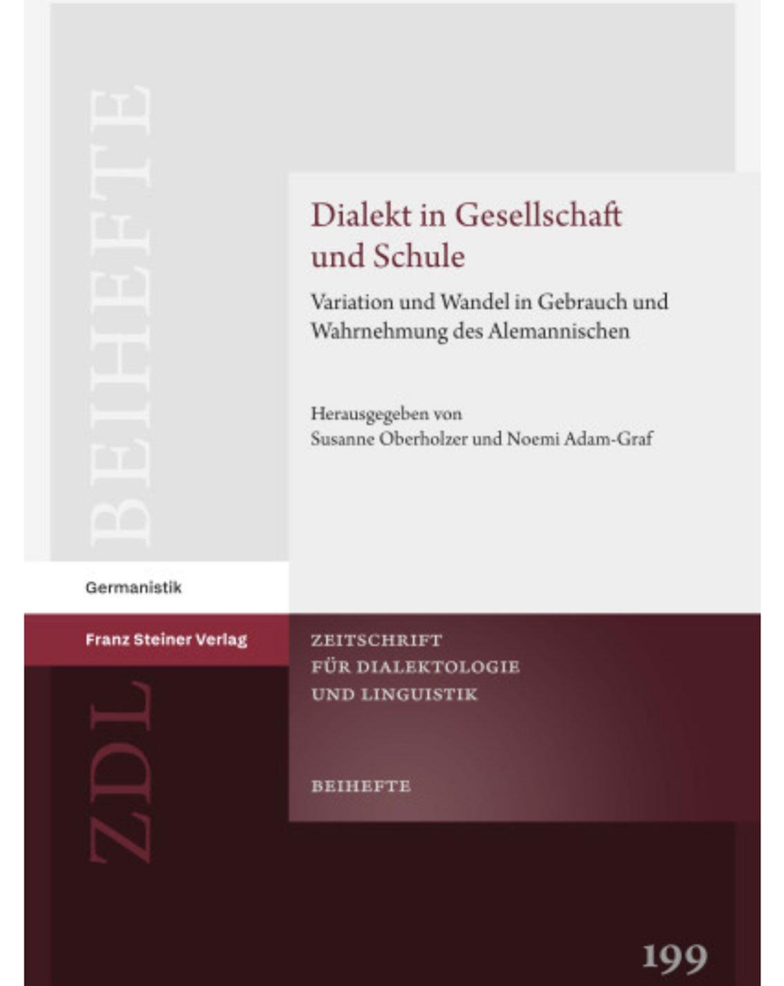 Es ist da! 🎉🎉🎉 Der Band zu Dialekt in Gesellschaft und Schule ist als Open-Access-Publikation erschienen (Download-Link in Bio), und ich freu mich sehr! In Bälde halten wir dann auch den gedruckten Band in den Händen… @noemi_uncinetta @kulturforschung_gr @franzsteinerverlag #dialektologie #soziolinguistik #variationslinguistik #alemannisch #variationslinguistinsusanne