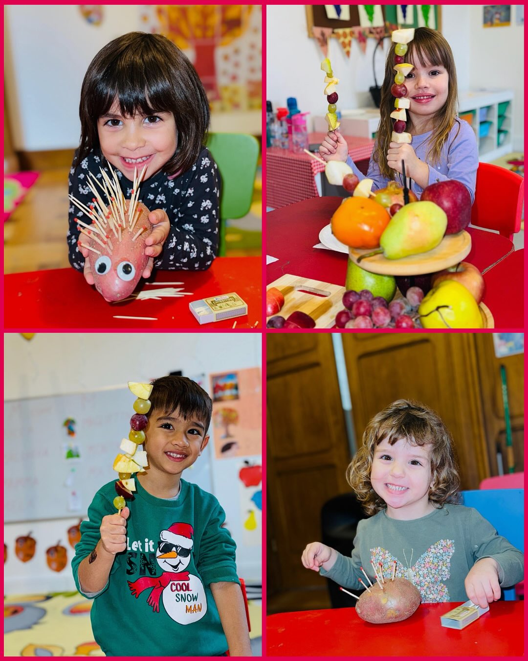 🍁 In questi giorni, i piccoli della nostra scuola dell’infanzia si sono avventurati con entusiasmo tra i colori ricchi della stagione. 🍂
L’autunno ha aperto ampiamente le sue braccia, invitandoli a giocare tra foglie colorate 🍃 e dolci raggi di sole. ☀️
I bambini hanno risposto con sorrisi 😊, curiosità 😍 e creazioni meravigliose.✨
🍁 Zilele acestea, cei mici de la grădinița noastră s-au aventurat cu entuziasm prin culorile bogate ale anotimpului. 🍂
Toamna și-a deschis larg brațele, invitându-i la joacă printre frunze colorate 🍃 și raze blânde de soare.☀️
Copiii au răspuns cu zâmbete 😊, curiozitate 😍 și creații superbe. ✨