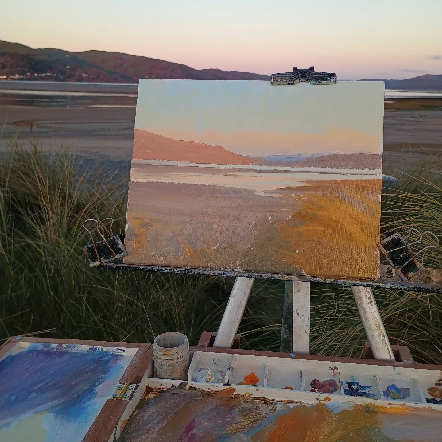 Beautiful evening colours over the Dyfi