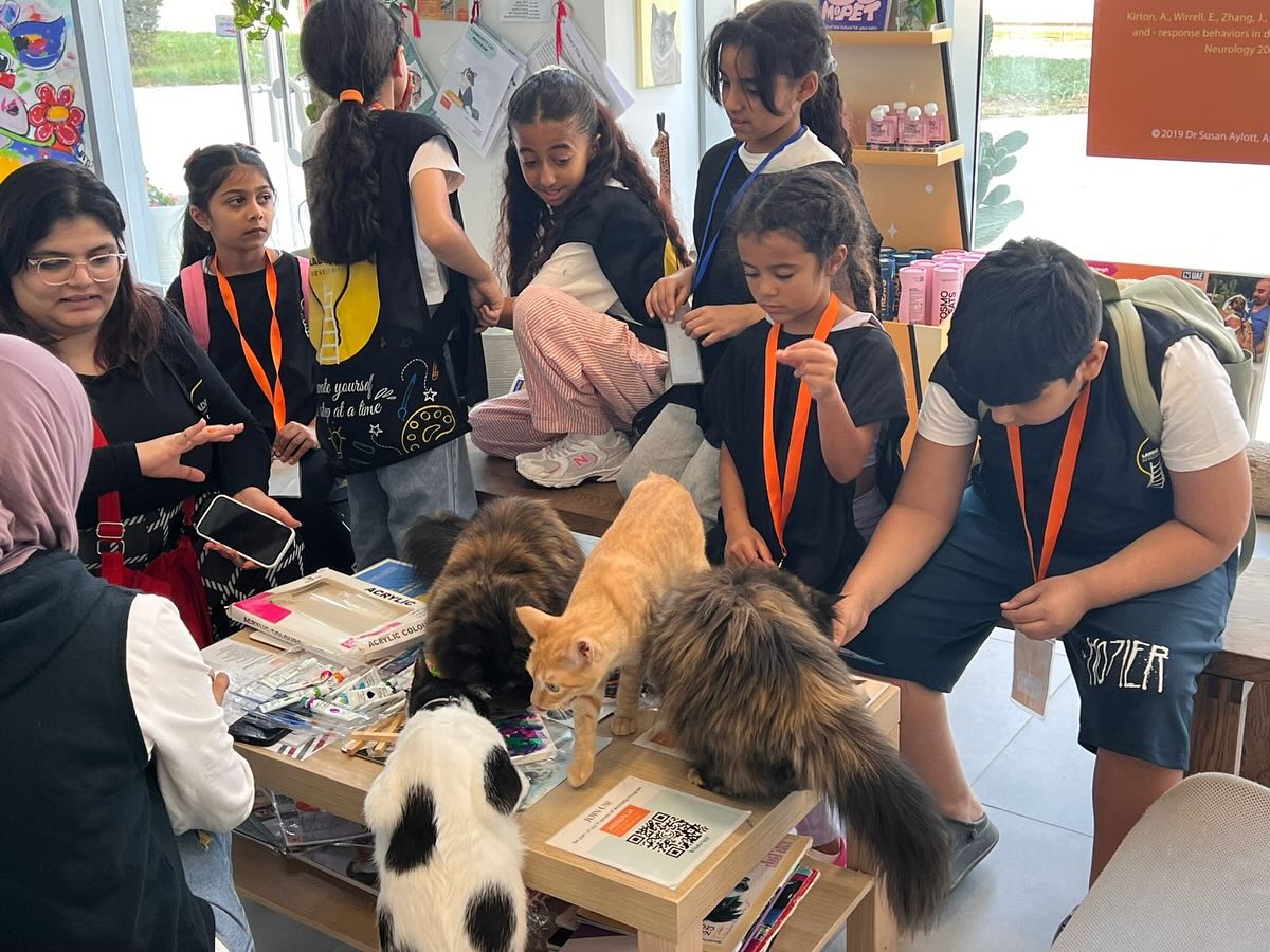 Animalia had the great pleasure of teaming up with Ladder Up, a wonderful organization whose mission is to provide individuals with the guidance, tools, and knowledge they need to lead fulfilling lives and excel in their professional pursuits. In this module, students learned about animal welfare and explored how we can work together to support the animals in our communities. All the students showed genuine compassion and absolute love for animals. Many shared their own encounters with community cats in Abu Dhabi, and together we discussed practical ways to help them, such as providing food, water, and a safe and inclusive environment. Students also learned about the importance of a well-managed Trap, Neuter, and Return (TNR) program, as well as the necessity of vaccinations to keep our community cats healthy. We believe education is paramount to improve animal welfare - such young minds and big hearts will change the future. We believe too that Abu Dhabi, the UAE has the potential to be a global lead in animal welfare with such animal loving , empathetic and compassionate children.
#animaliauae #uae #loveuae #cats #animals #animalwelfareinschools #communitycats #animalrescue #abudhabi #animalcare #vetclinic #veterinaryhospital #veterinaryclinic#mastersurgeon #surgery #adoptdontshop #catadoption #education #animaliapaws #animalwelfareabudhabi#animalwelfareeducation #youthprograms #sustainability #yearofcommunity #uae2025 @dofeuk @animaliauae @ladderup_development