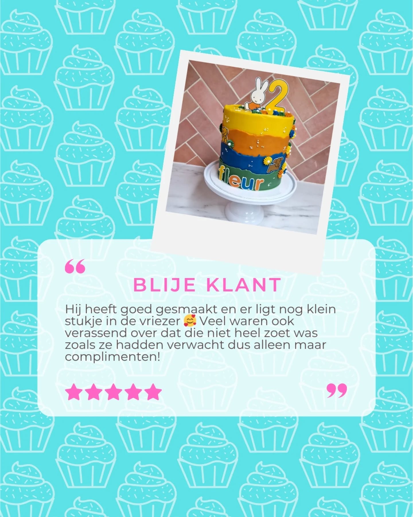 Je hoeft mij niet te geloven....
Wanneer ik jou vertel dat mijn taart, cupcakes, brownies en cookies er niet alleen mooi uit zien, maar écht heel lekker smaken.
Iedereen die voor jou een bestelling heeft geplaatst weet waar ze het over hebben 💕✌🏻
#suikertijd #zuidberghuizen #heerlijkgebak #feestgebak #taartopmaat #cupcakes #brownies #cookies #Oldenzaal #Losser #Enschede