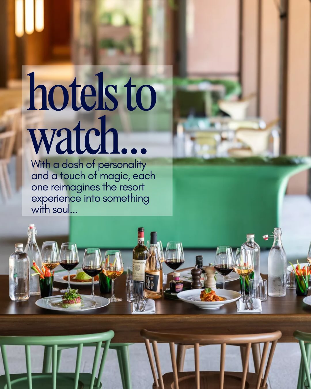 These are more than resorts with nicely designed rooms - they are infused with a sense of place and sincere hospitality…
@thelargoporto
@inness_ny
@vignamaggio
@abadiaretuerta
@lushexperiences
@queridohotels