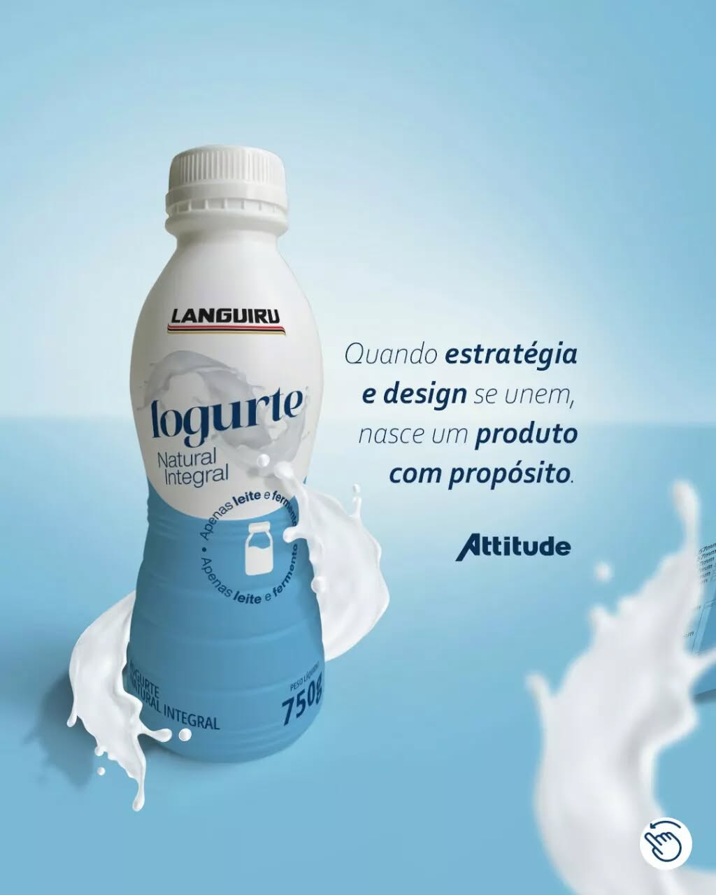 Transformar uma ideia em um produto que conquista o consumidor é um processo que exige pesquisa, estratégia e design alinhado à essência da marca. 🍶✨
Para o novo produto da Cooperativa Languiru, o Iogurte Natural 750ml, desenvolvemos um rótulo tipo sleeve, com um design que reflete naturalidade, qualidade e confiança, traduzindo o DNA da marca em cada detalhe, desde a escolha das cores ao equilíbrio entre informação e apelo visual.
💡 Projetos como este reforçam o poder do design de embalagem como ferramenta estratégica para posicionar produtos, fortalecer marcas e impulsionar resultados.
👉 Precisa desenvolver um produto com identidade e propósito? Fale conosco e descubra como transformar o seu projeto em um sucesso de vendas.
📲 Telefone e WhatsApp: (51) 3710-2820