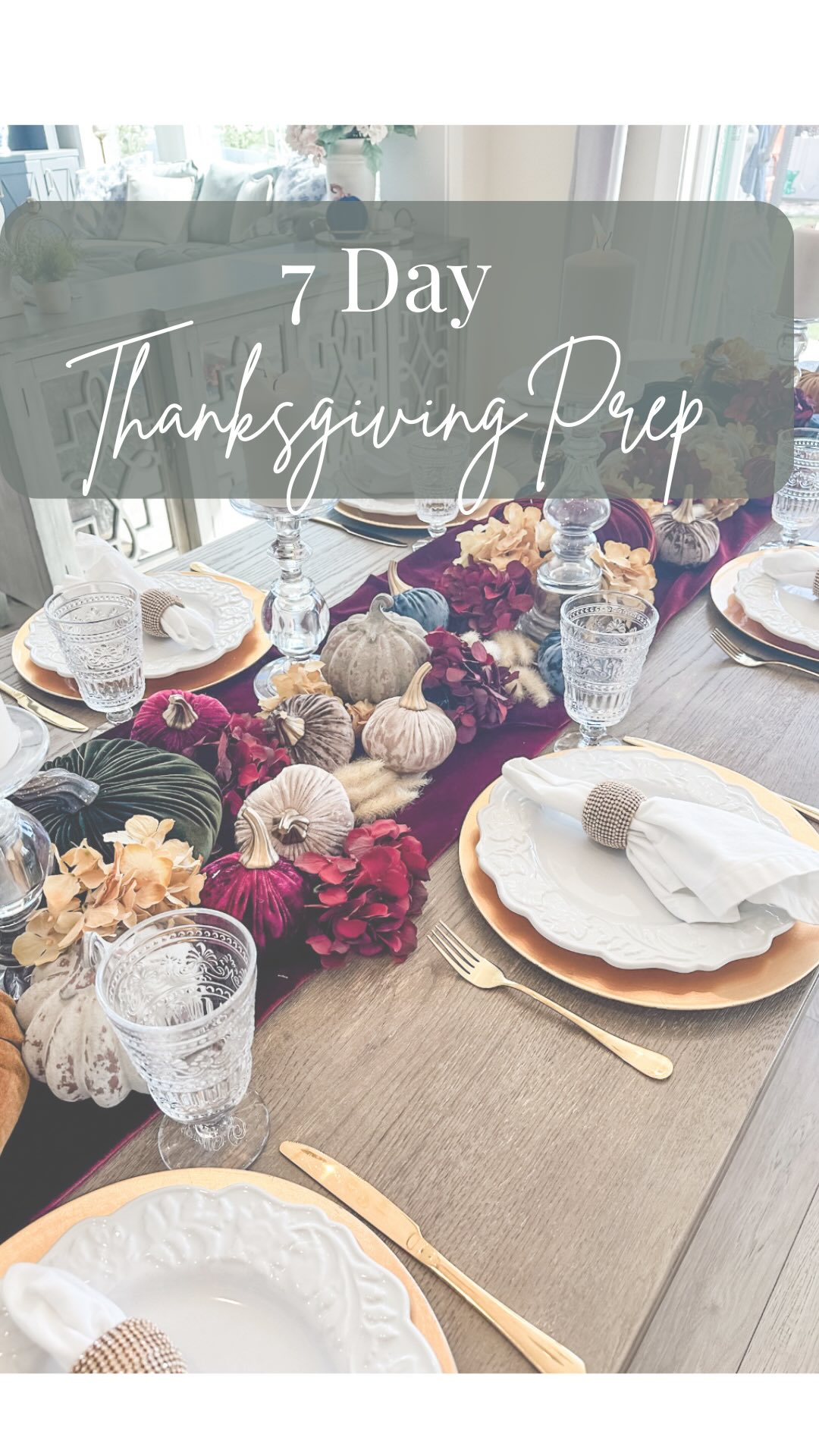 Hosting for Thanksgiving or the holidays doesn’t have to feel stressful—a little preparation each day make all the difference. Here’s my simple 7-day countdown I use to keep everything calm, cozy, and intentional:
Day 7 – Deep Clean
Yes… even the baseboards you swear everyone notices (they don’t 😂). But it feels so good to start with a fresh foundation.
Day 6 – Plan the Day
Think through the flow: when to start prepping food, when activities begin, when guests arrive. A quick timeline keeps the day relaxed instead of rushed.
Day 5 – Snack + Beverage Station
Set up an easy spot where family and guests can help themselves. Think light bites, simple snacks, and drinks that can sit out all day.
Day 4 – Meal Plan + Grocery Shop
Make your list, check it twice, and grab everything you need before the stores get wild.
Day 3 – Prep Activities & Games
Keep things fun and low-key. A few prepped activities make the house feel warm and inviting.
Day 2 – Set the Table
Centerpieces, layering, linens—this is where the mood begins. Set it early so you can enjoy it.
Day 1 – Meal Prep
Chop, brine, bake, mix—anything you can do ahead, do it. Your future self will thank you.
Day Of – Light Clean + Ambience
Candles, music, lighting… and a quick tidy. Hosting isn’t just about the meal—it’s about the feeling.
Hosting should feel joyful, memorable, and manageable. Hope this helps your countdown feel a little more magical!
#thanksgiving #hostingtips #holidayhosting #holidayprep #thanksgivingprep