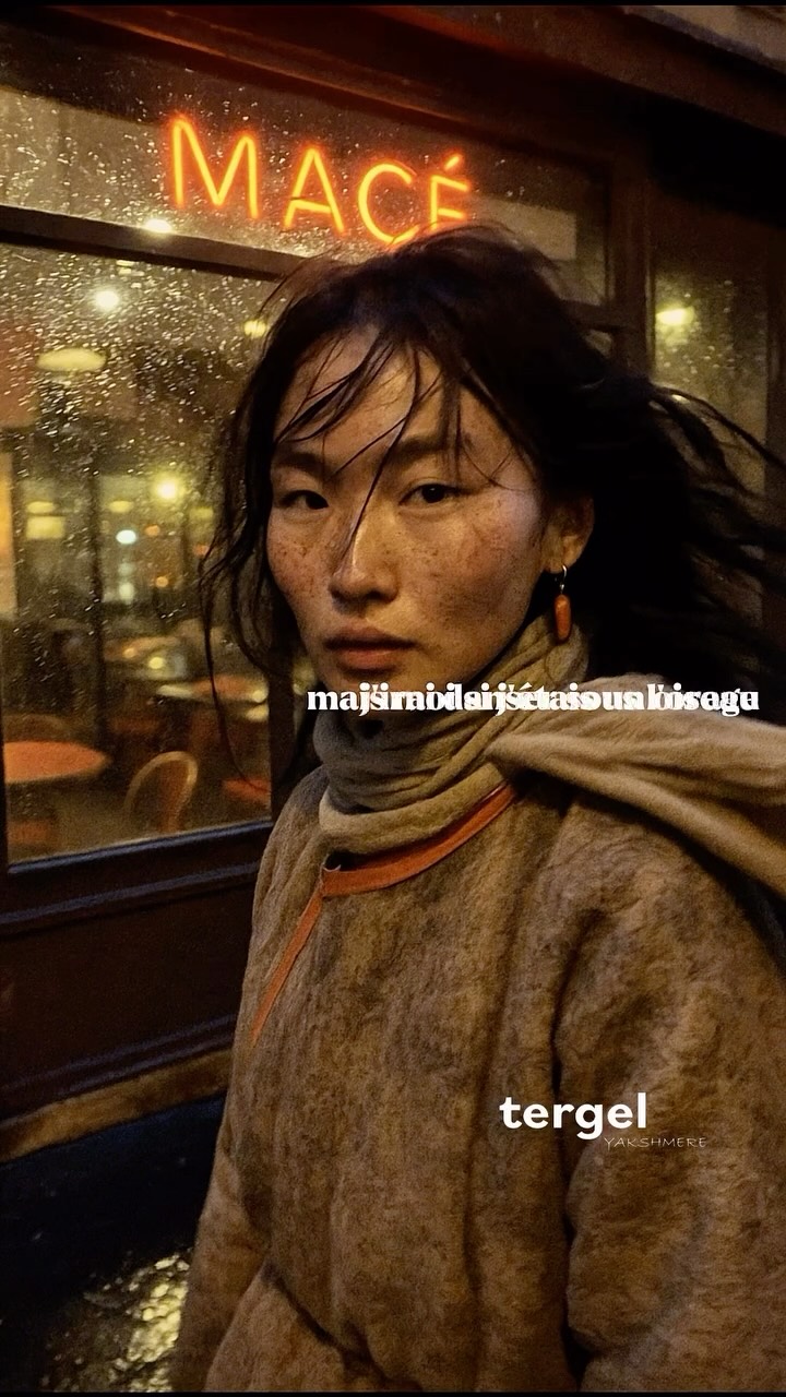 🖤 Nomad Spirit — by Tergel Yakshmere
Quand la douceur brute de la Mongolie rencontre l’élégance parisienne.
Des fibres rares, un design épuré, une chaleur authentique.
Pensé pour celles et ceux qui vivent le mouvement avec style,
et choisissent la matière avant la tendance.
📍Disponible maintenant — link in bio
✨ Visuel généré par IA – pour imaginer, rêver, créer.
#tergelyakshmere #nomadinparis #naturalluxury #tergelyack #sustainablefashion #cashmere #luxurywithsoul #consciouselegance #aiinspired