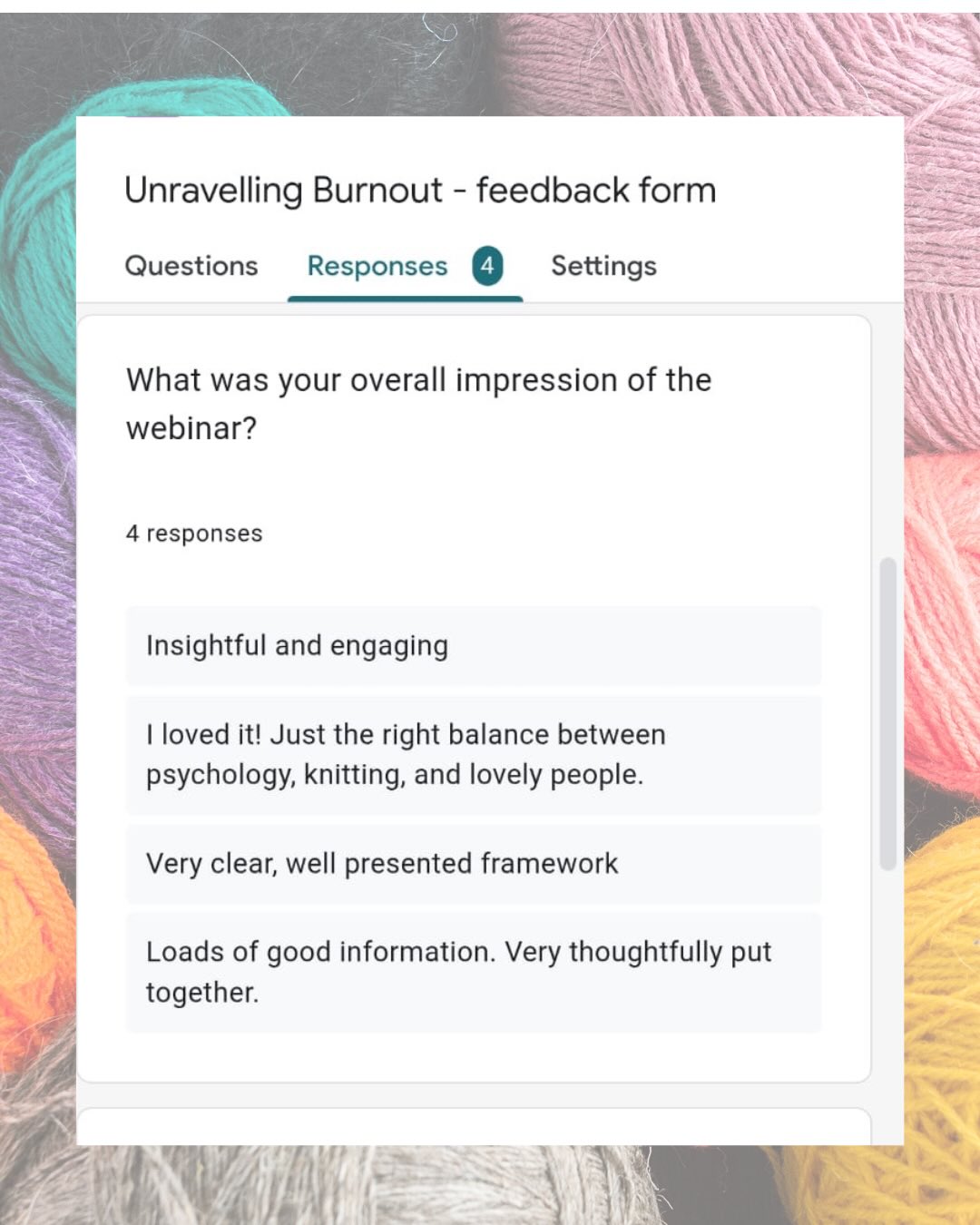 Thank you for the lovely feedback on our Unravelling Burnout webinar.
If you missed the live version you can now buy the recording to watch at your leisure