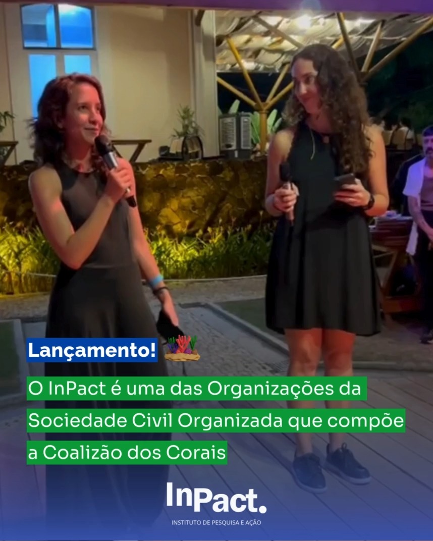 O Instituto de Pesquisa e Ação (InPact) tem a honra de compor a Coalizão dos Corais do Brasil!
Os ecossistemas coralíneos do Brasil — os únicos existentes no Atlântico Sul — tornam urgente a discussão sobre a conservação dos corais, tanto em âmbito nacional quanto internacional. O desafio é imenso e, por isso, é fundamental que a sociedade civil se mobilize de forma criativa e resiliente.
Nesse contexto, uma iniciativa idealizada pela Fundação Grupo Boticário e pelo WWF-Brasil reúne atores multissetoriais com o objetivo de ampliar os resultados de conservação, catalisar ações e financiamentos, além de direcionar esforços para a proteção dos recifes de coral brasileiros.
Como resposta da sociedade civil brasileira ao chamado internacional do Coral Reef Breakthrough, surgiu a Coalizão Corais do Brasil, criada para fortalecer a proteção e a restauração dos ambientes recifais. Essa colaboração nasceu a partir das conversas e da articulação inicial entre o WWF-Brasil, a Fundação Grupo Boticário e diversas outras organizações comprometidas com a causa.
#coalizaopeloscorais #cop30 #cop30belém