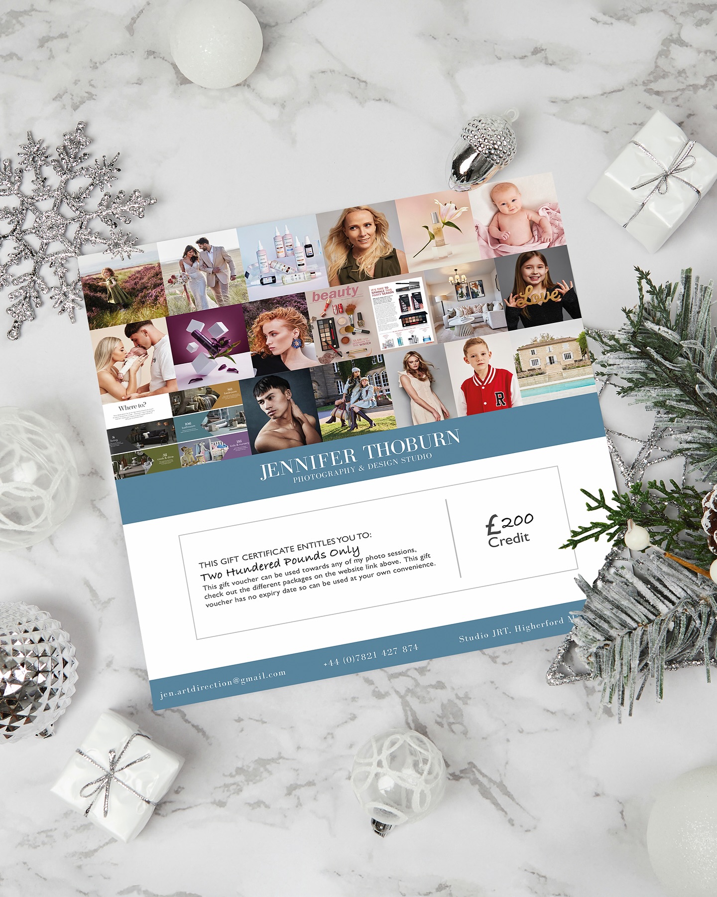 Are you looking for Christmas gift ideas? Why not gift a family portrait photoshoot for your loved ones? Or a branding photoshoot for your business owner friend?
My Photoshoot Gift Vouchers are available for whole package sessions or any amount you wish, which can be put towards one of any photoshoot session in our studio in Barrowford or out on location or outdoors.
All packages can be viewed at: https://www.jenniferthoburnphotography.com/prices.
Gift vouchers can also be purchased for studio hire time if you want to create yourselves, more information can be found at www.studiojrt.com.
All our gift vouchers have an unlimited expiry, so the recipient can book their session when ever they want.
#giftvoucher #photoshootgiftvoucher #christmaspresent #christmasgift #giftfinder #childrensphotographer #portraitphotographer #giftidea #giftideas #familyphotographer #weddingphotographer #retouching #productphotographer #lancashirephotographer #barrowfordphotographer #barrowfordphotostudio #yorkshirephotographer #smallbusinessphotographer #newbornphotography #familyphotography #familyphotoshoot #xmas2025 #christmas2025
