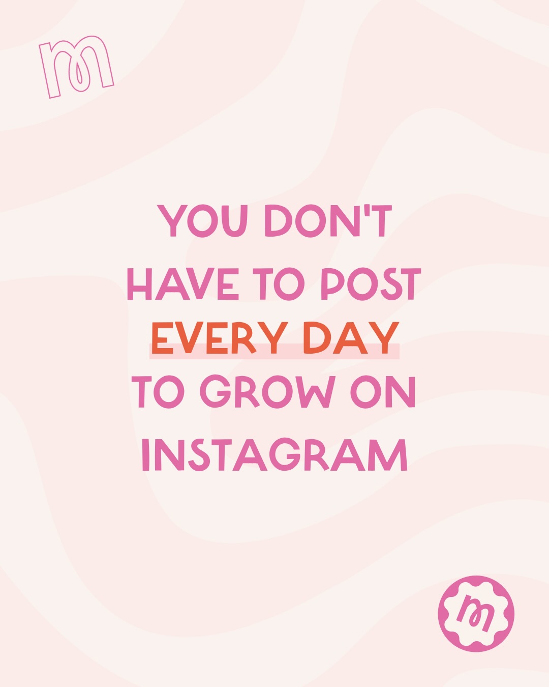 Friendly reminder… growth doesn’t come from posting every single day, it actually comes from posting with authenticity.
And trust me, I hate posting on my own socials too (😜). But real life content almost always performs better than the perfectly curated posts anyways.
People want to connect with YOU, not your highlight reel.
Ok, off my soap box. Post something real today 🤗