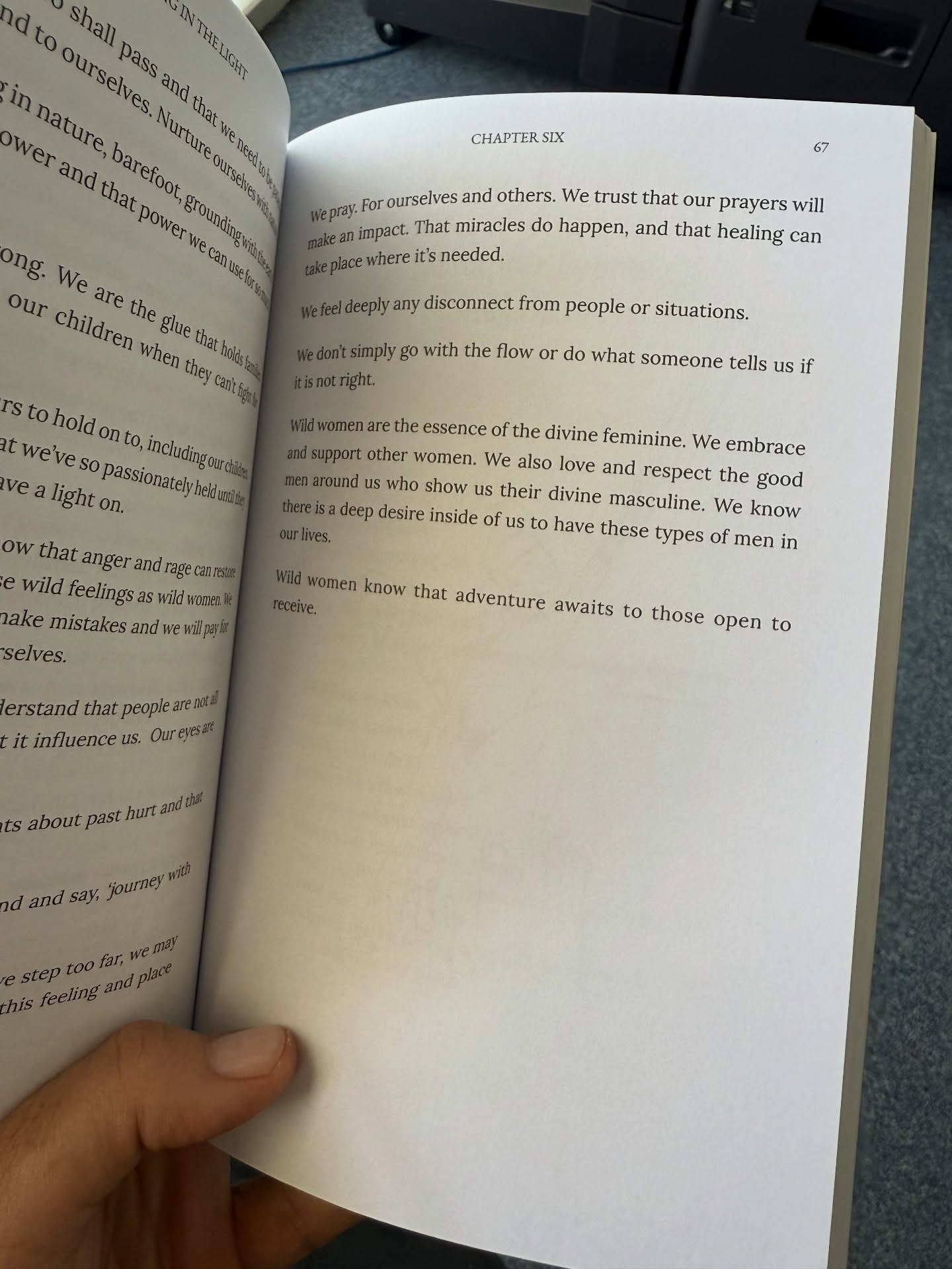 The only thing holding you back darling, is your own attitude. If you choose to step into radical self responsibility what happens?
A powerful shift away from modern feminism to become wildly divinely feminine. Embracing your own true essence including your chaotic shadow aspects allowing your strength, grace and creativity to break you free from conditioning and reclaim true empowerment. When you achieve this there is no need to shout, no need for resent, no erosion of self, only simple, beautiful amplification in the most glorious way.
Thanks to the reader who today reminded me of chapter 6… Yes, the wild woman passage is also one of the authors 🙋🏻♀️ favourites. 💥
P.S. Can you guess: Jung or Freud?