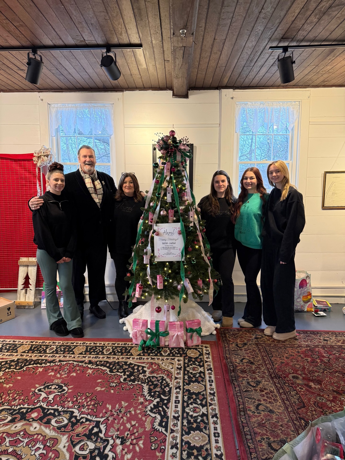 Happy Holidays! A few members of our team spent the afternoon yesterday at The Norcross Holiday Tree Festival setting up our Wicked: For Good movie-inspired tree, then we wrapped the afternoon by seeing the new Wicked together. 🎄
Enter to win our tree along with others at The Norcross House (East Longmeadow) this weekend:
Fri 12/5: 4–8
Sat 12/6: 12–5
Sun 12/7: 1–4
We loved bringing this to the community again and we’re already planning next year’s design. 🎄
we’ll see you soon,
the Hazel Team