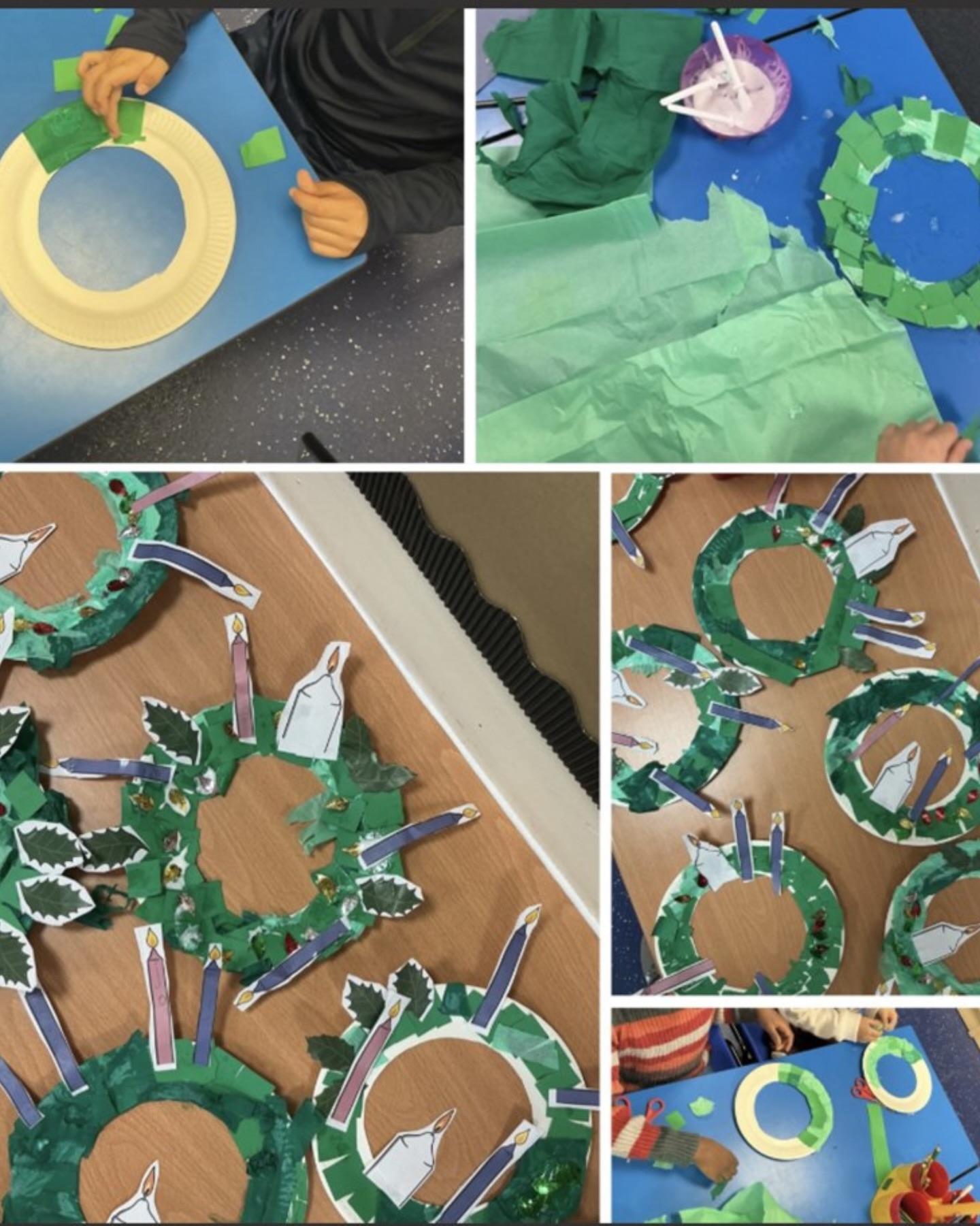 Take a look at some of the children’s recent creativity. In Reception, the children enjoyed building emergency vehicles, including impressive police cars made from construction materials. Year 1 deepened their understanding of Advent by designing and making their own wreaths with candles, bringing the Christmas story to life. In Year 2, children learned about ‘Bilal: The slave who would not keep quiet’ through creative interpretations of its key moments. Year 3 explored the Hindu festival of Holi, listening to the legend of Prahlad and Holika and retelling it in their own words. Meanwhile, Year 4 investigated the art of mosaics, discovering their history and producing colourful designs using shape, pattern, and vibrant colour. ✨